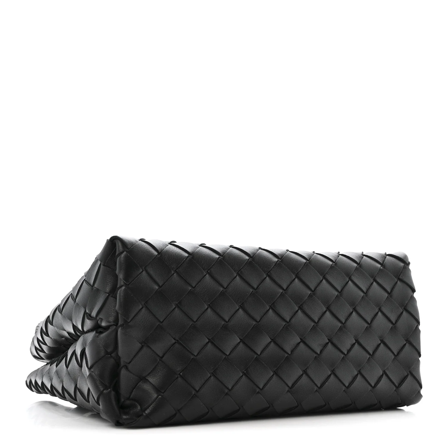 Nappa Intrecciato Small Andiamo Shoulder Bag Black - Image 4
