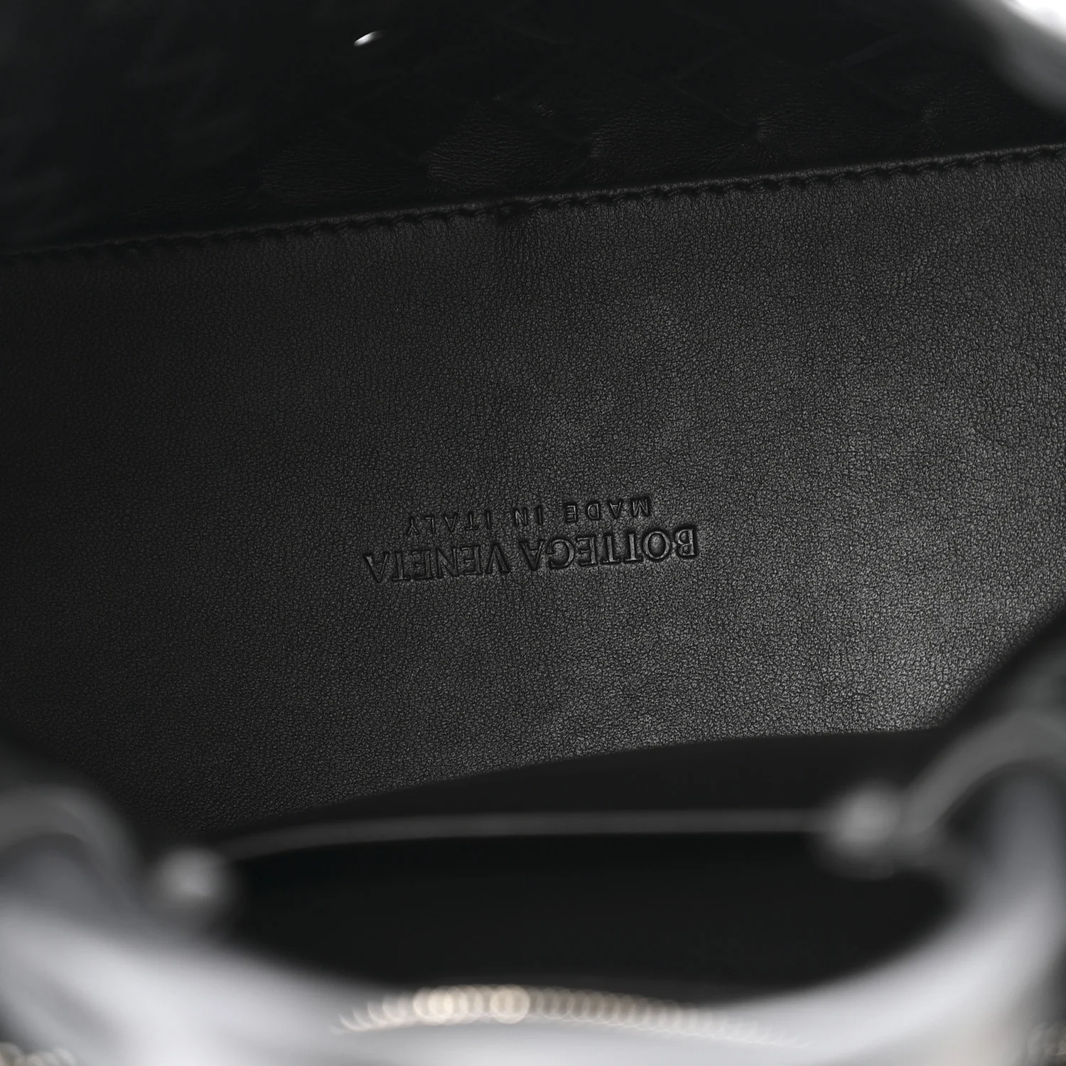 Nappa Intrecciato Small Andiamo Shoulder Bag Black - Image 5