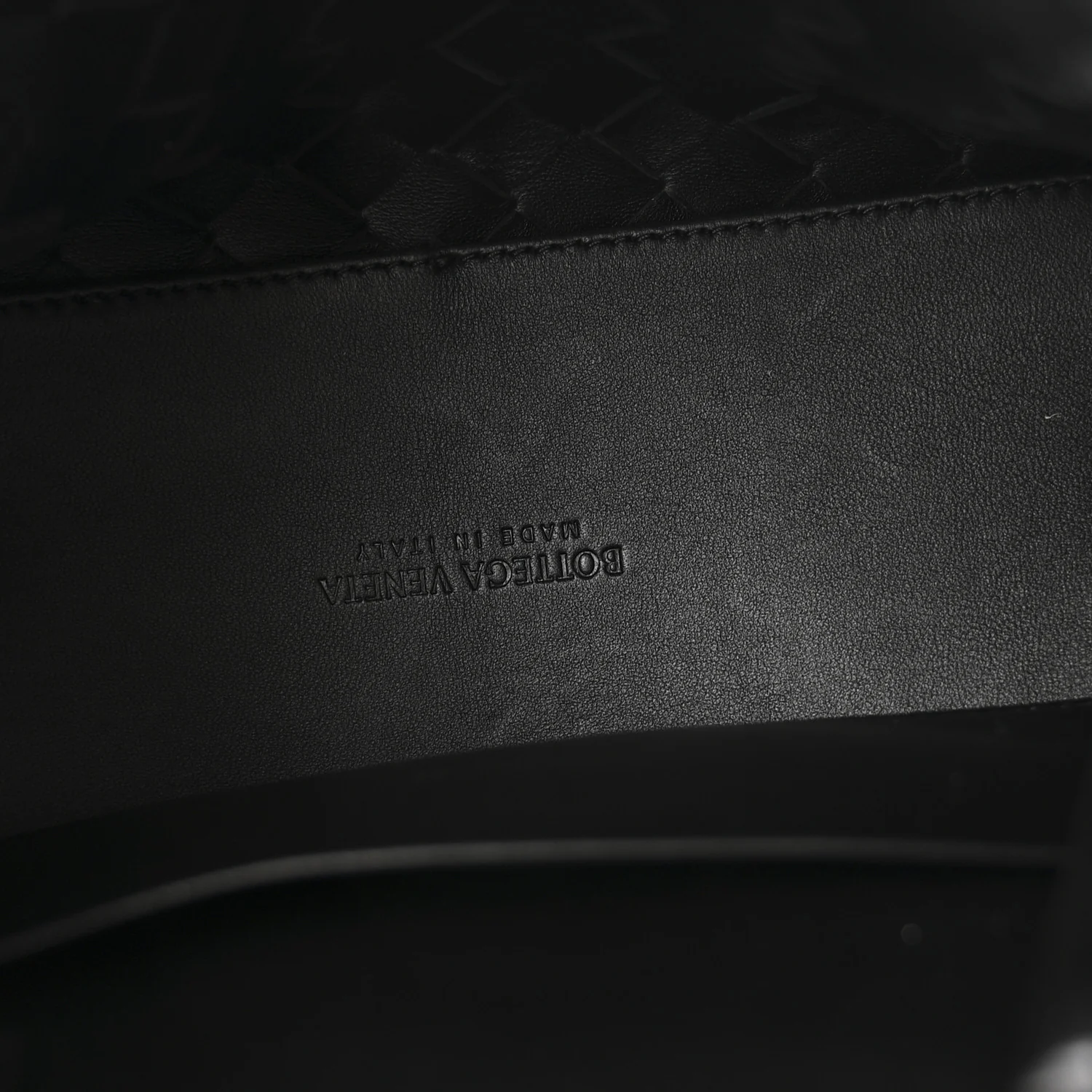 Nappa Intrecciato Small Andiamo Shoulder Bag Black - Image 6