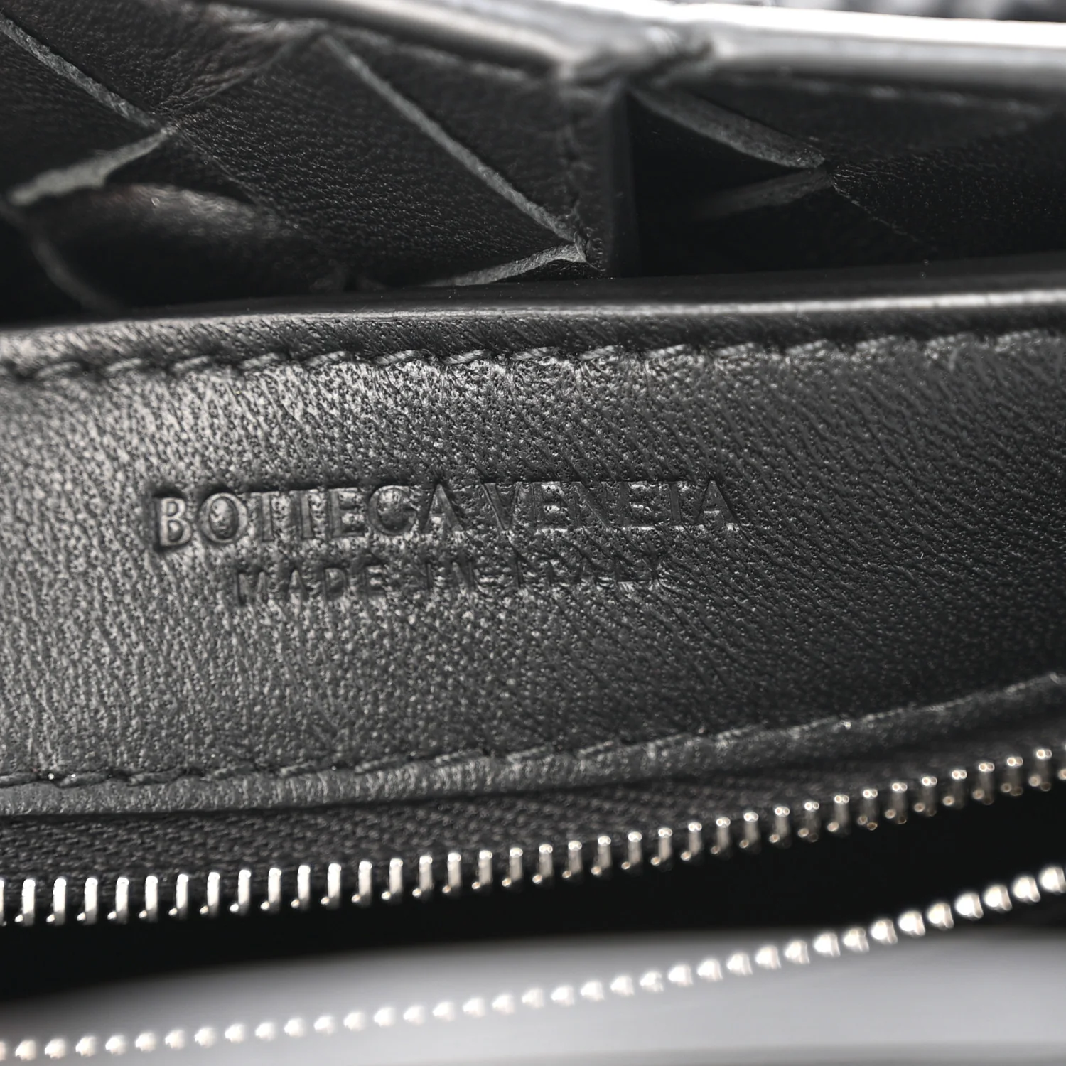 Nappa Intrecciato Small Andiamo Shoulder Bag Black - Image 7