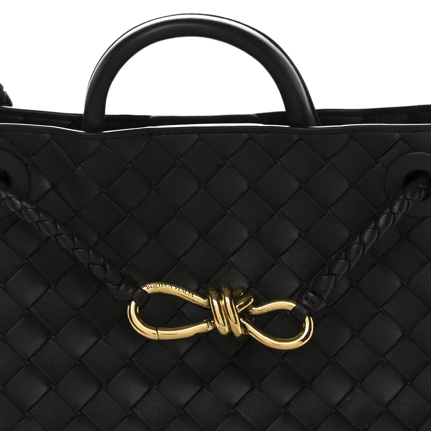 Nappa Intrecciato Small Andiamo Shoulder Bag Fondant - Image 6
