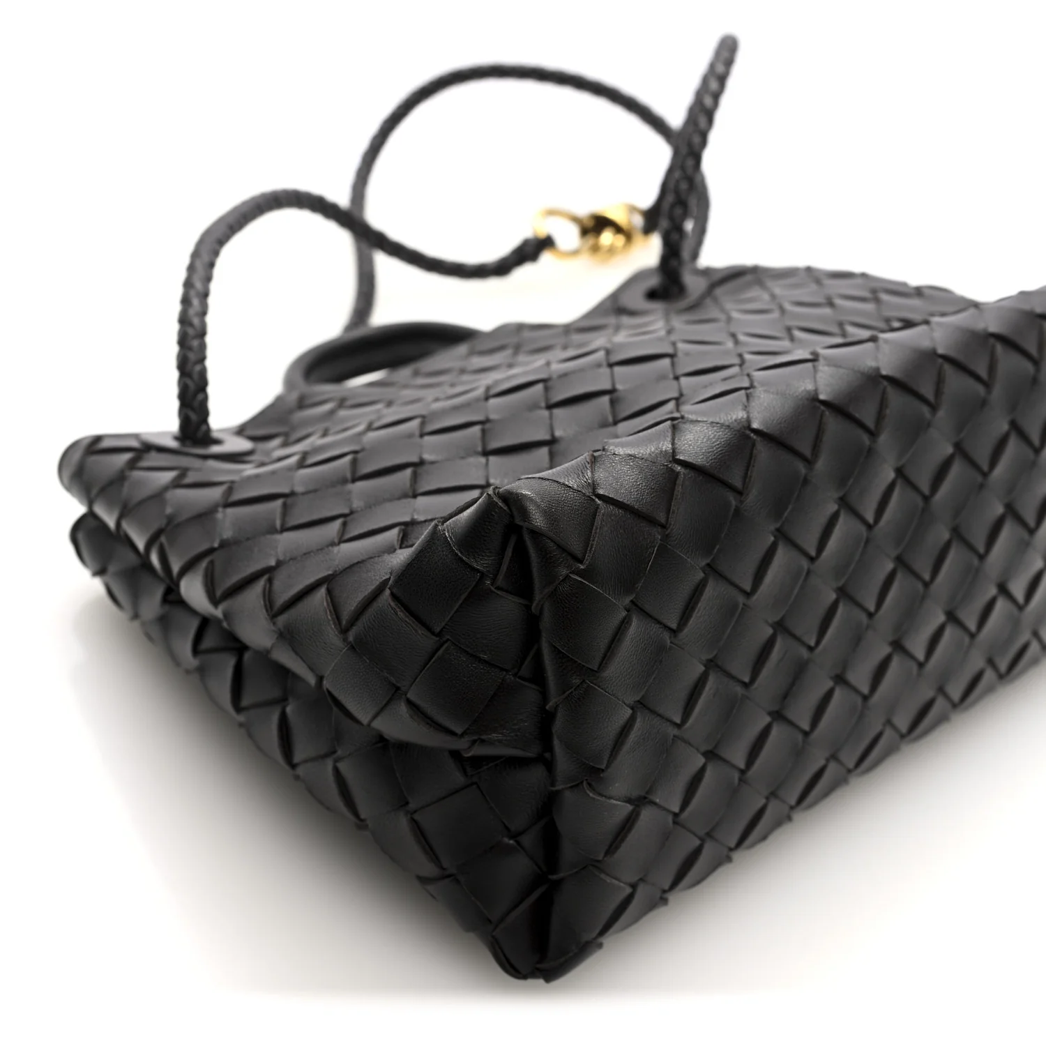 Nappa Intrecciato Small Andiamo Shoulder Bag Fondant - Image 8