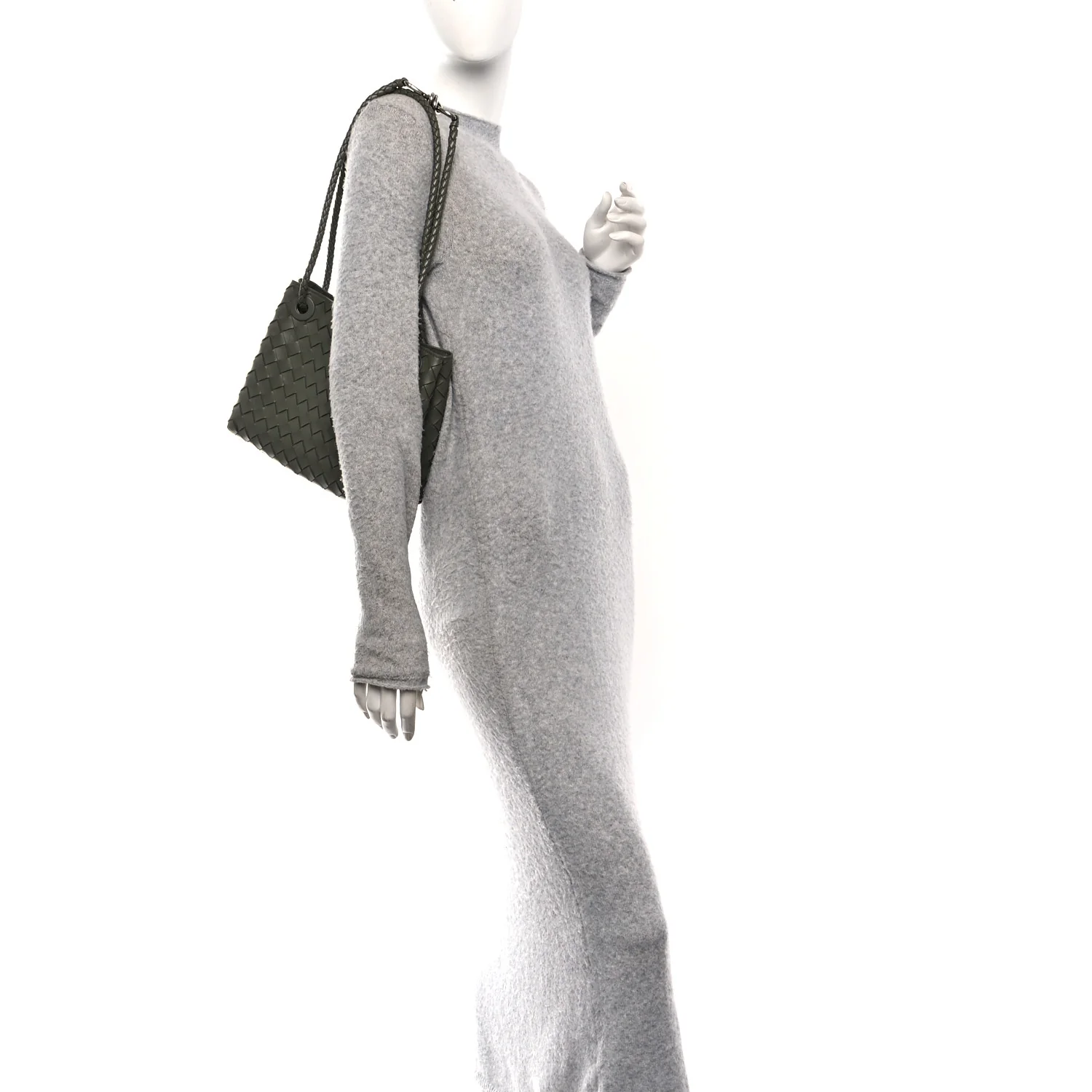 Nappa Intrecciato Small Andiamo Shoulder Bag Pickle - Image 2
