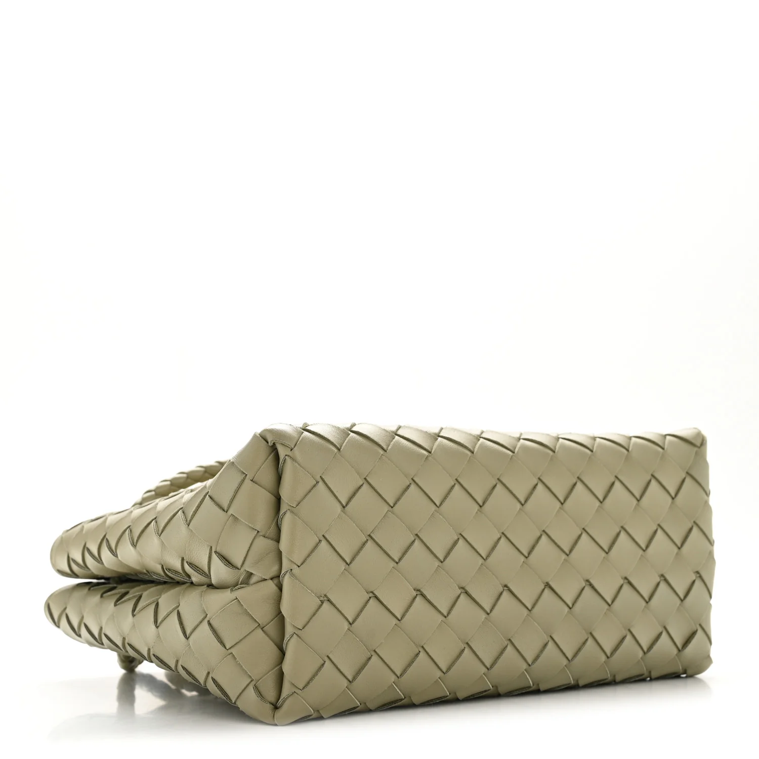 Nappa Intrecciato Small Andiamo Shoulder Bag Travertine - Image 4
