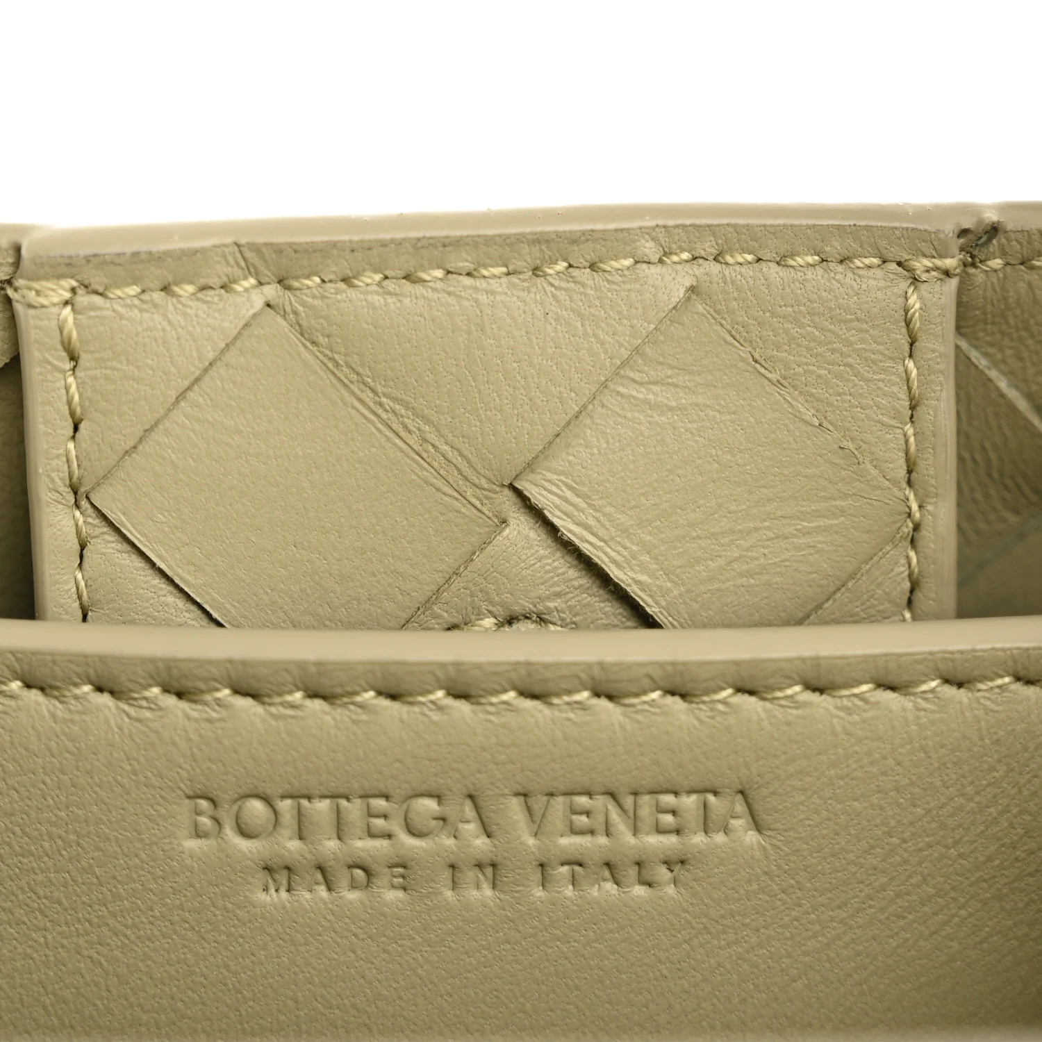 Nappa Intrecciato Small Andiamo Shoulder Bag Travertine - Image 6