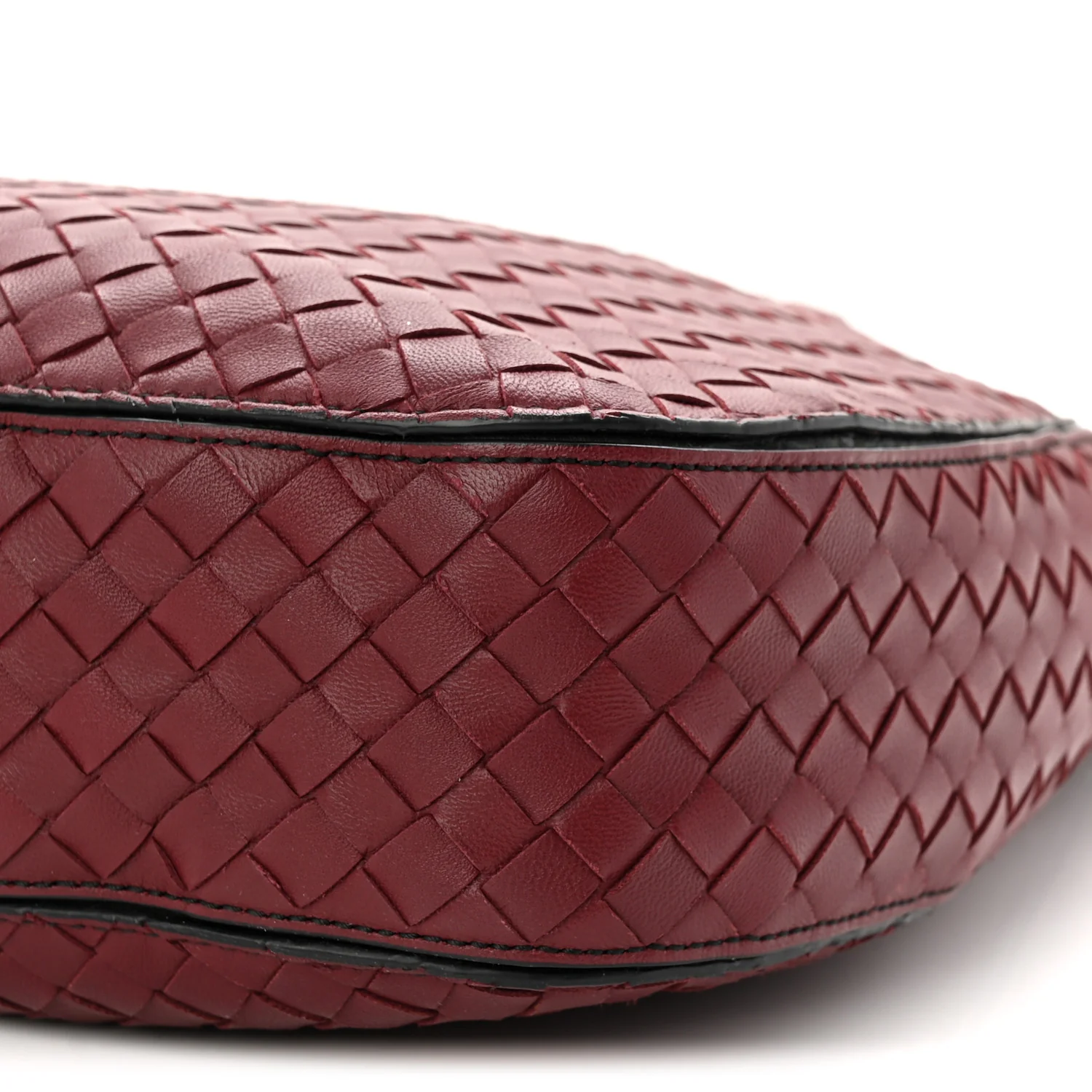 Nappa Intrecciato Small Loop Bordeaux - Image 11