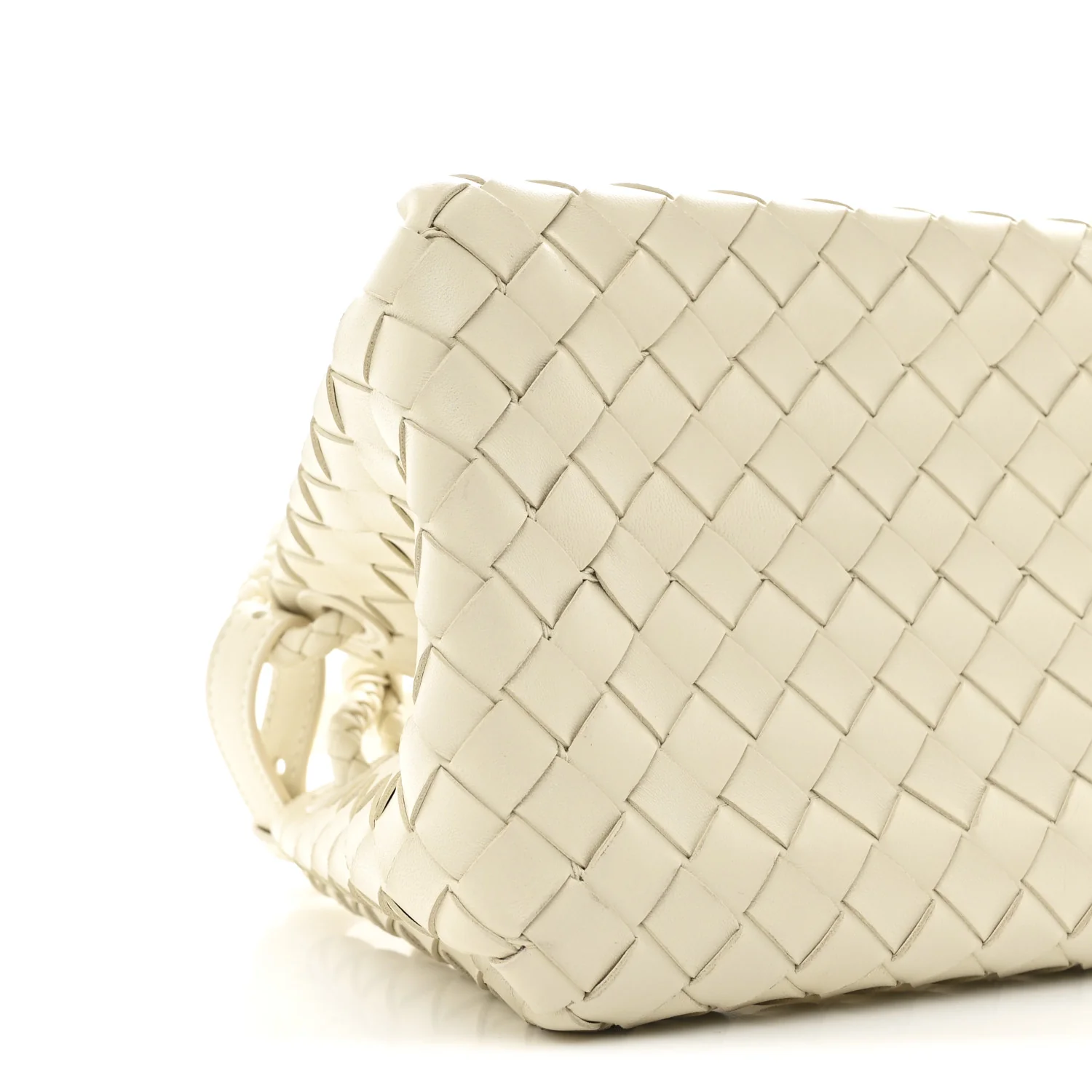 Nappa Intrecciato Small Parachute Shoulder Bag Sea Salt - Image 8
