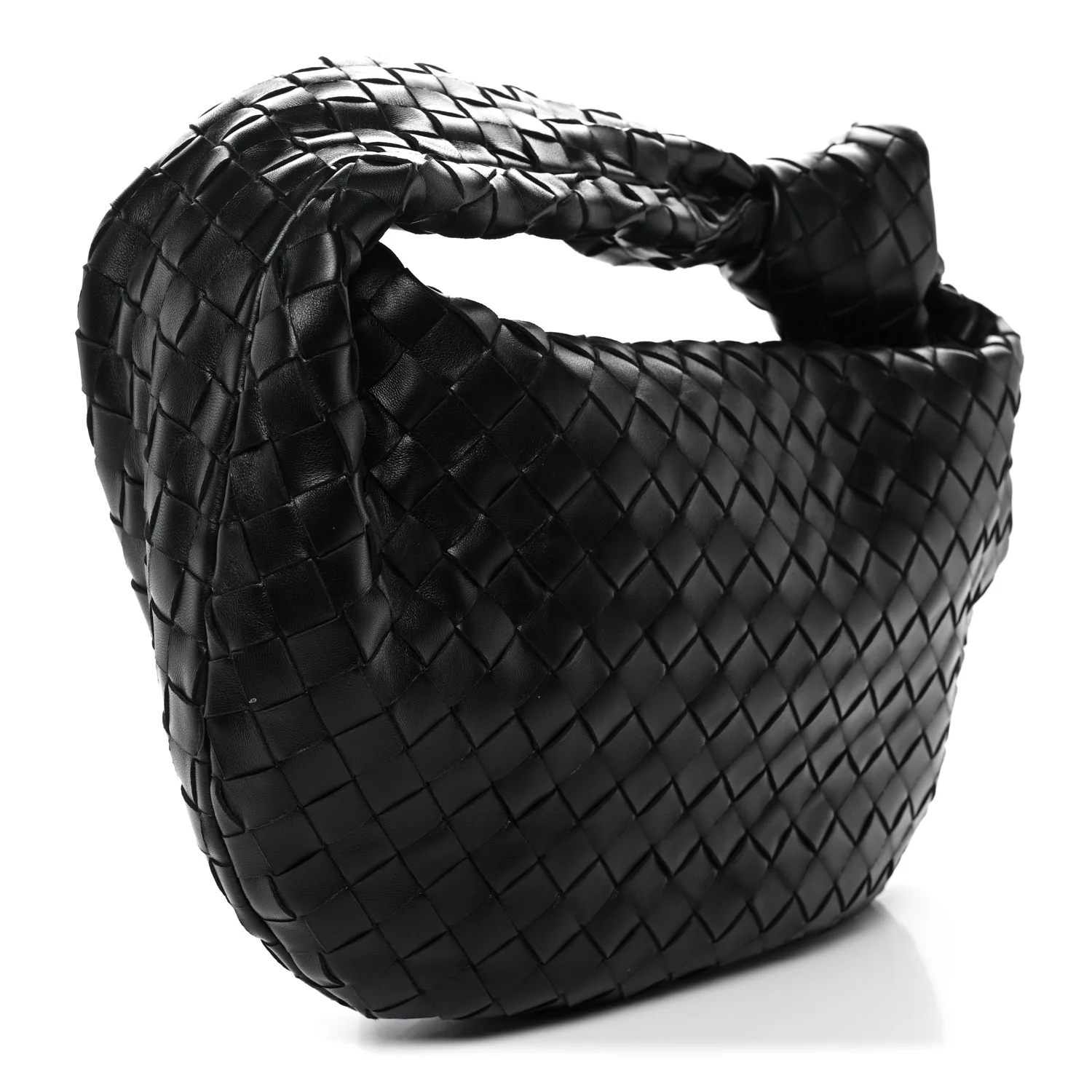 Nappa Intrecciato Teen Jodie Hobo Black - Image 3