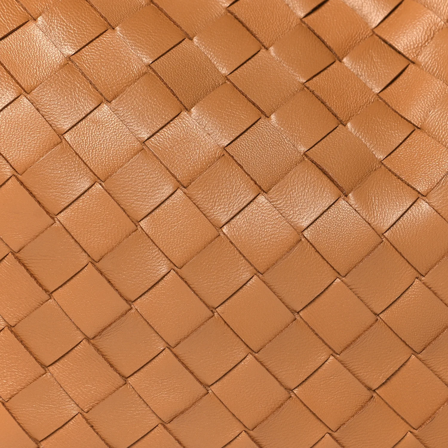 Nappa Intrecciato Teen Jodie Hobo Caramel - Image 8