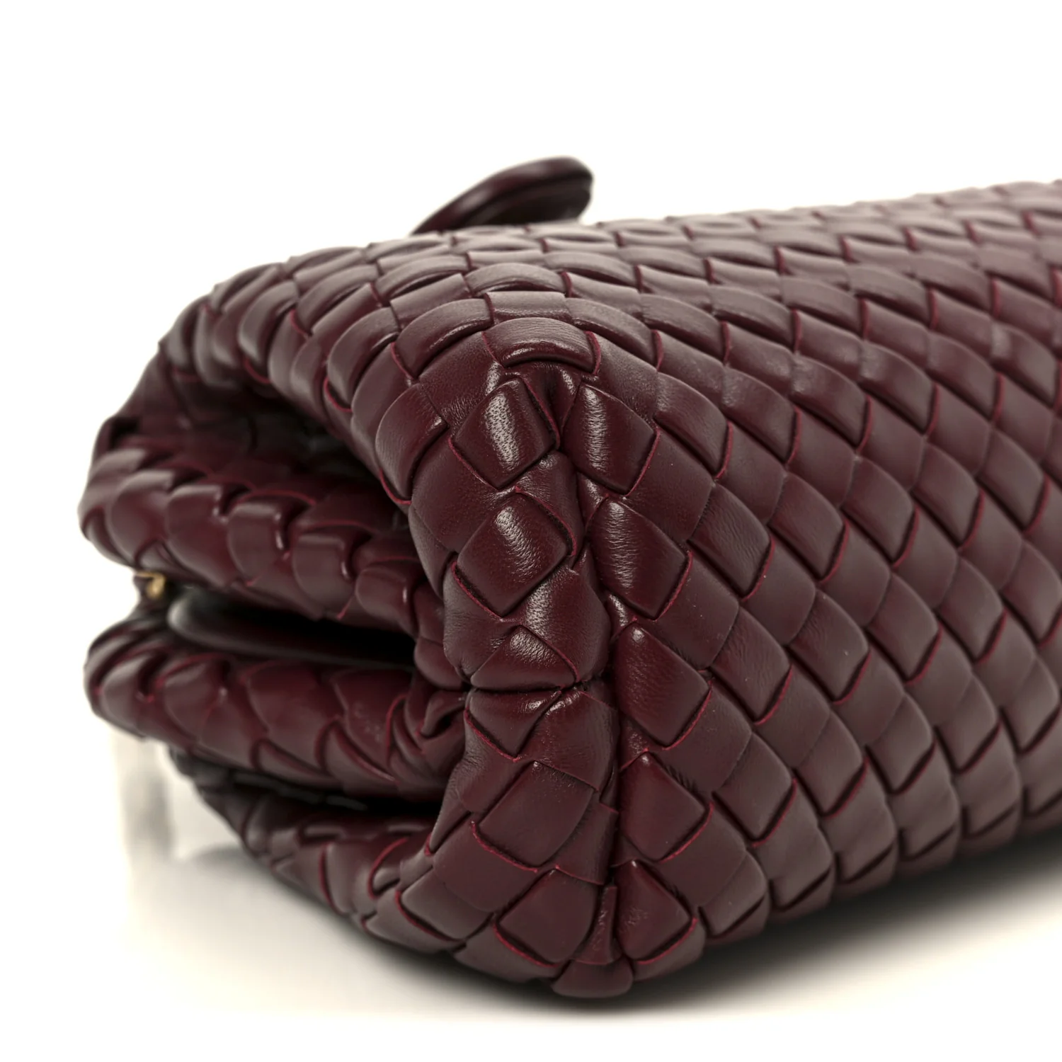 Nappa Intrecciato Teen The Lauren 1980 Clutch With Chain Barolo - Image 10