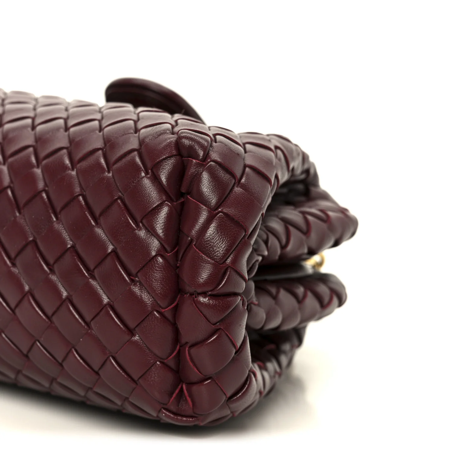 Nappa Intrecciato Teen The Lauren 1980 Clutch With Chain Barolo - Image 11