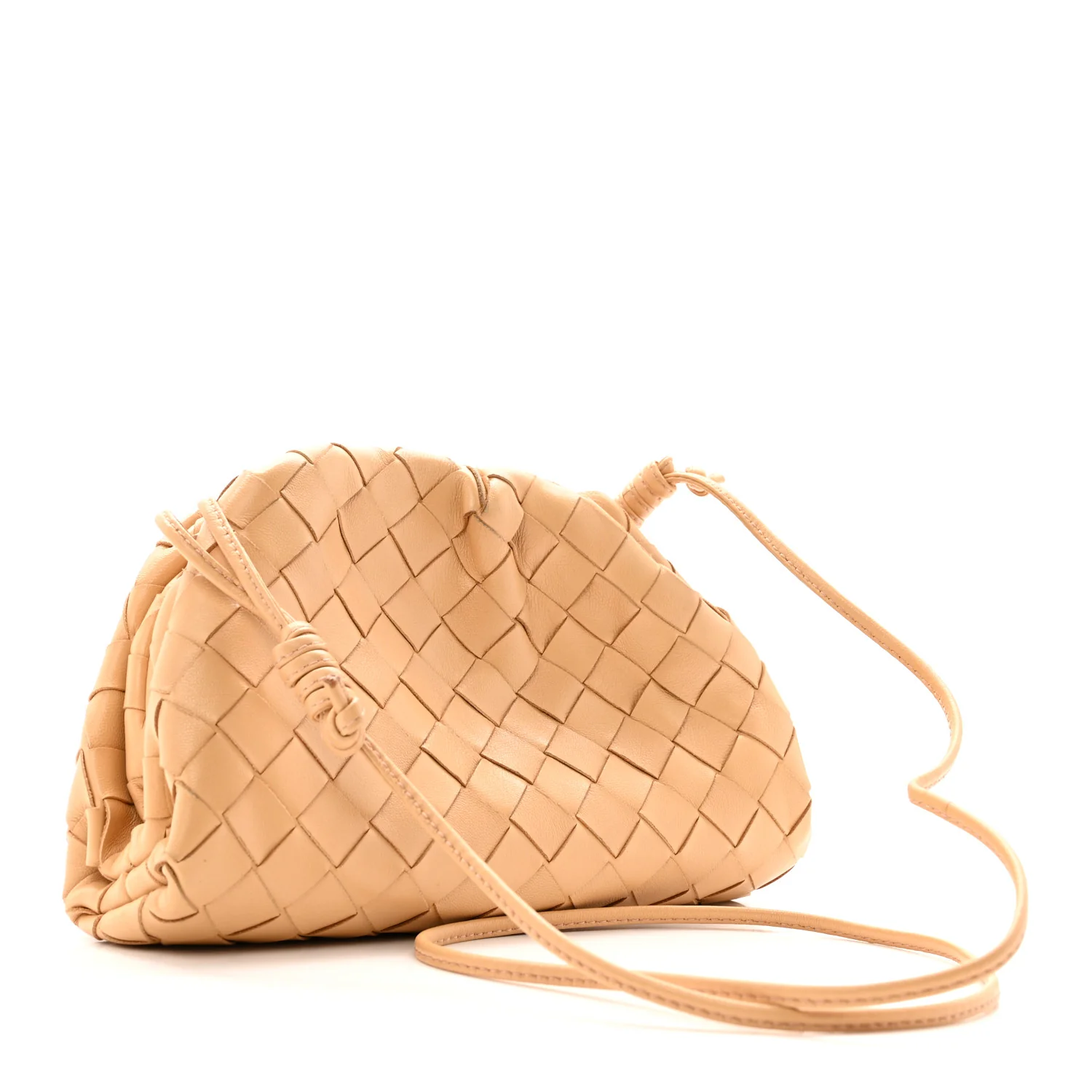 Nappa Intrecciato The Mini Pouch Almond - Image 3