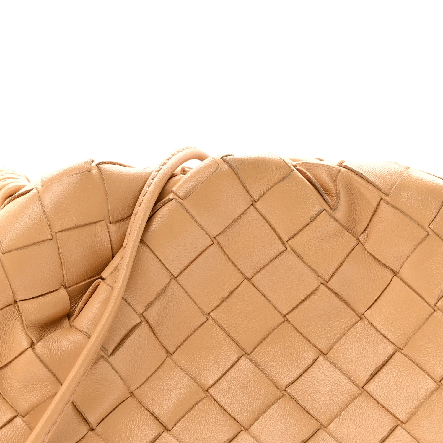 Nappa Intrecciato The Mini Pouch Almond - Image 8