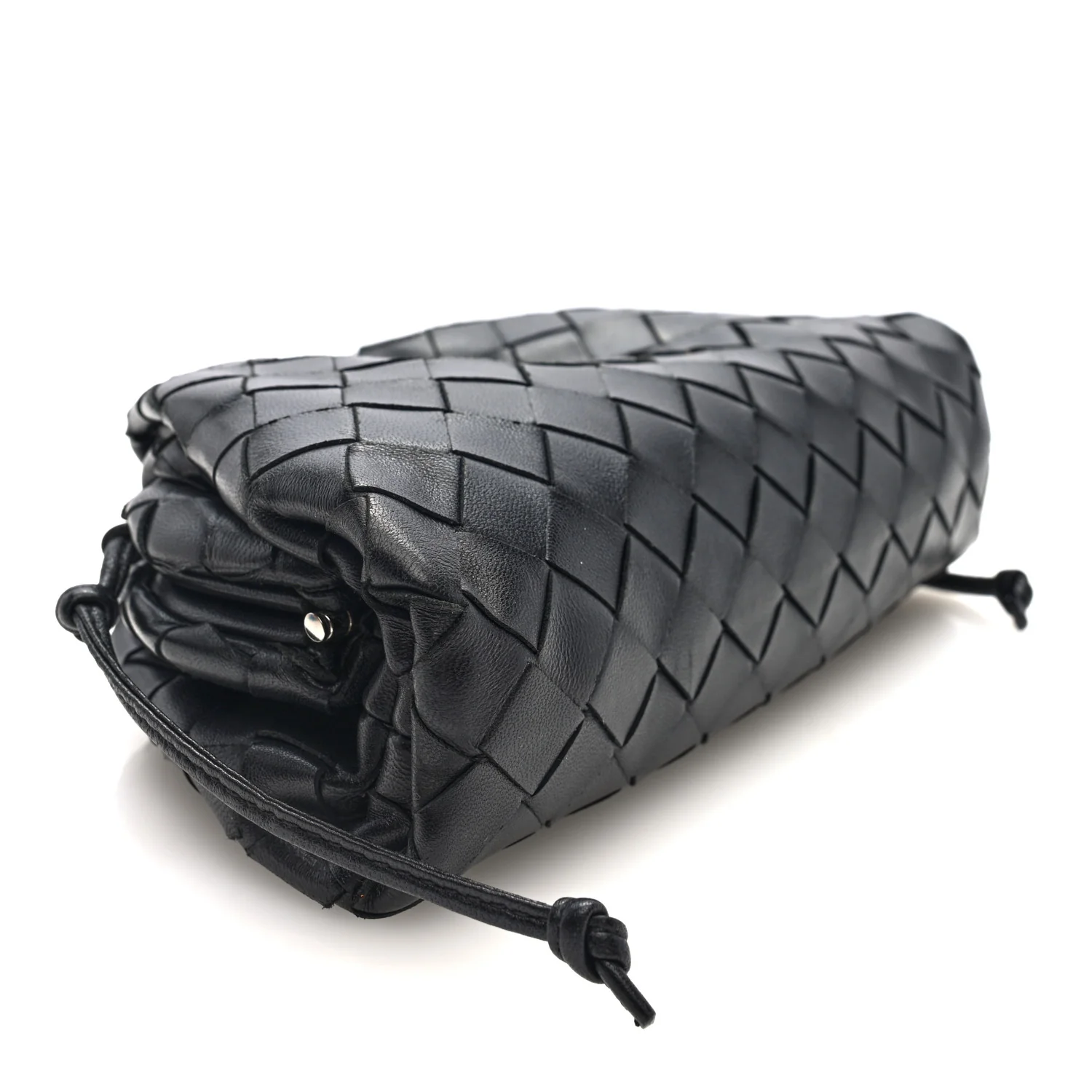 Nappa Intrecciato The Mini Pouch Black - Image 4