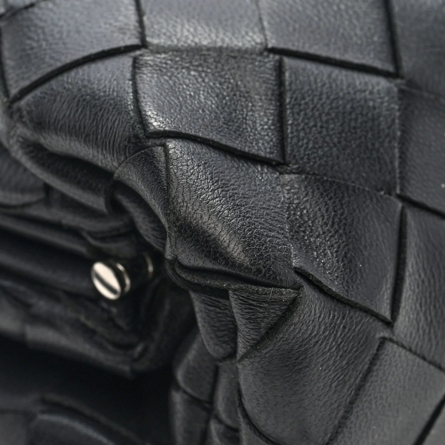 Nappa Intrecciato The Mini Pouch Black - Image 9