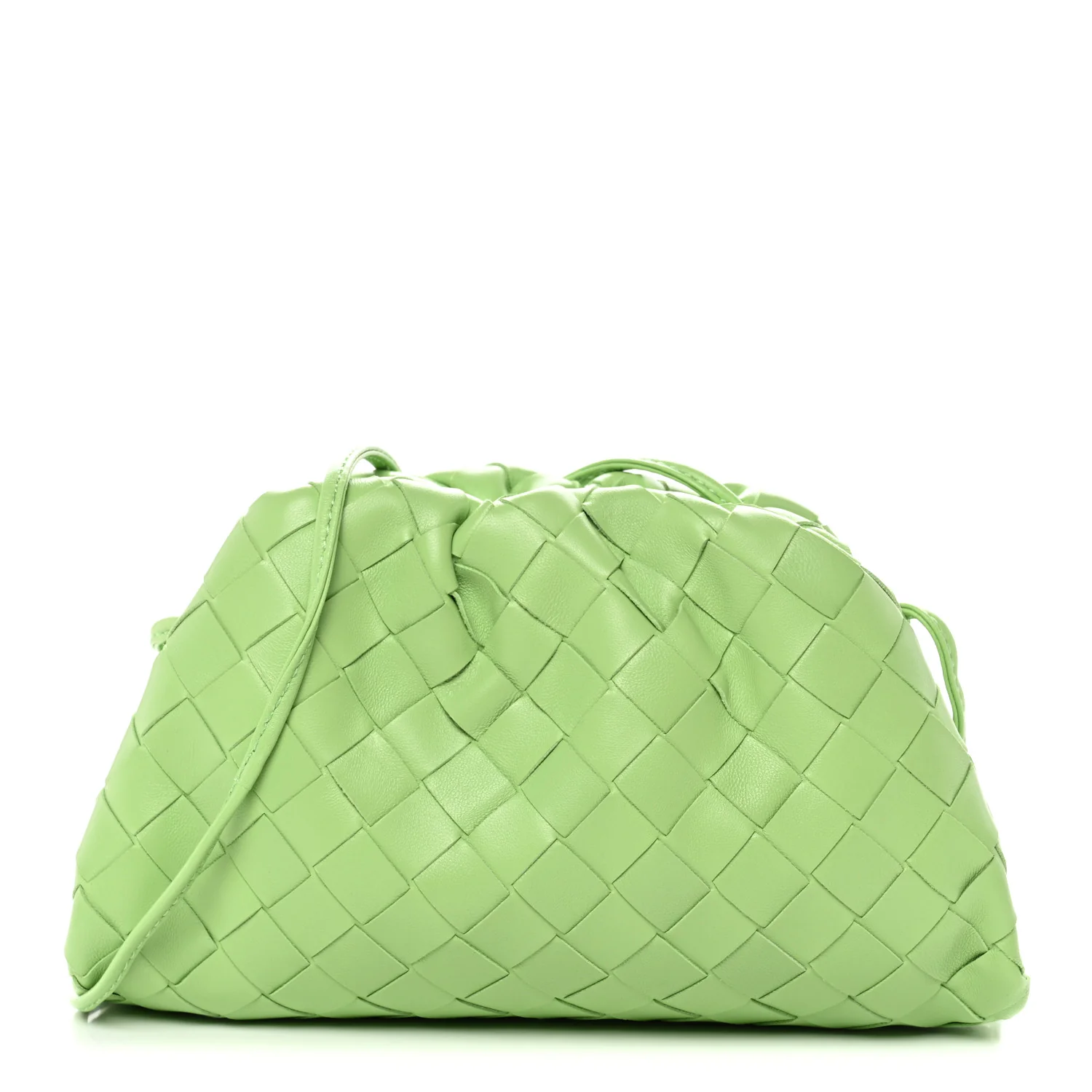 Nappa Intrecciato The Mini Pouch Pistachio