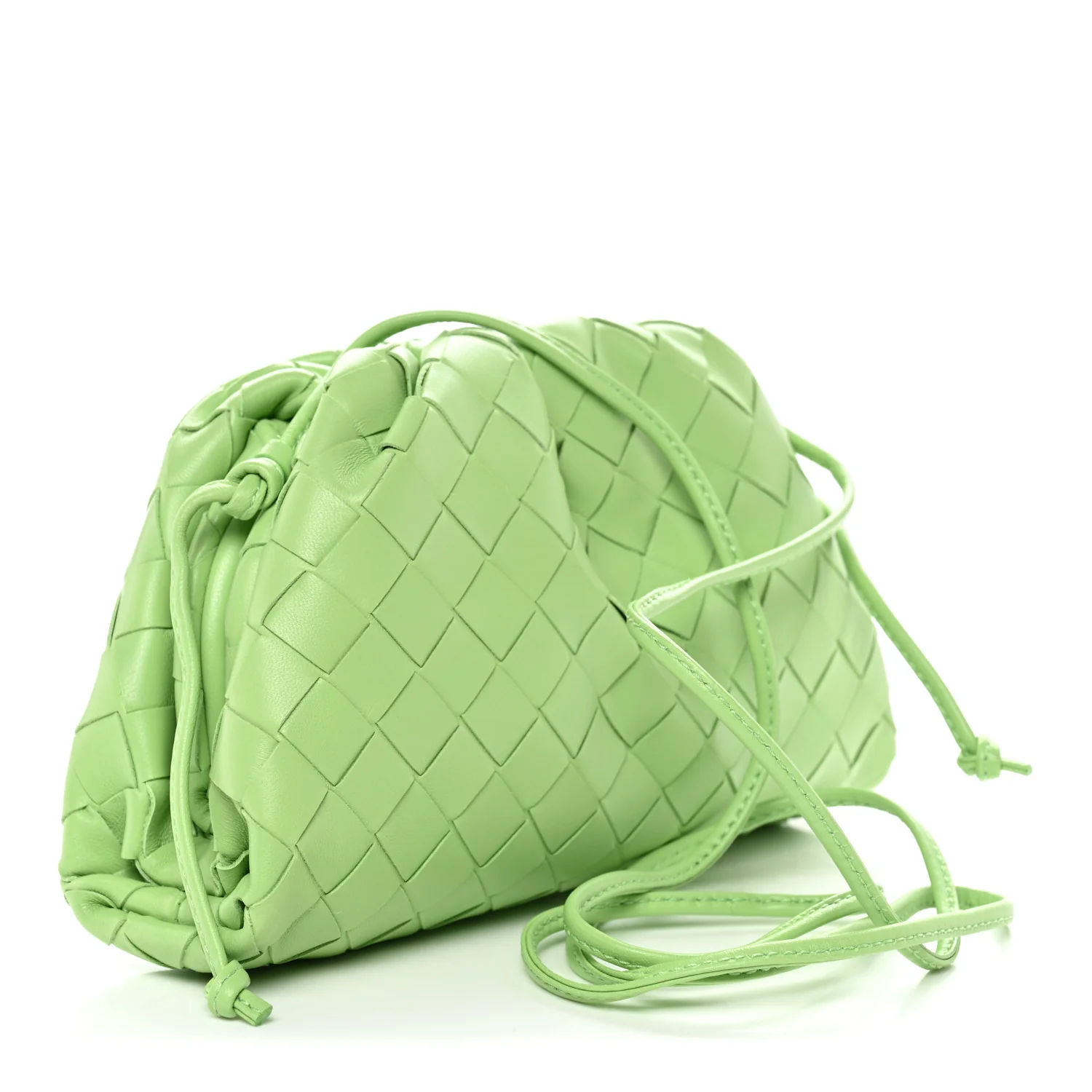 Nappa Intrecciato The Mini Pouch Pistachio - Image 3