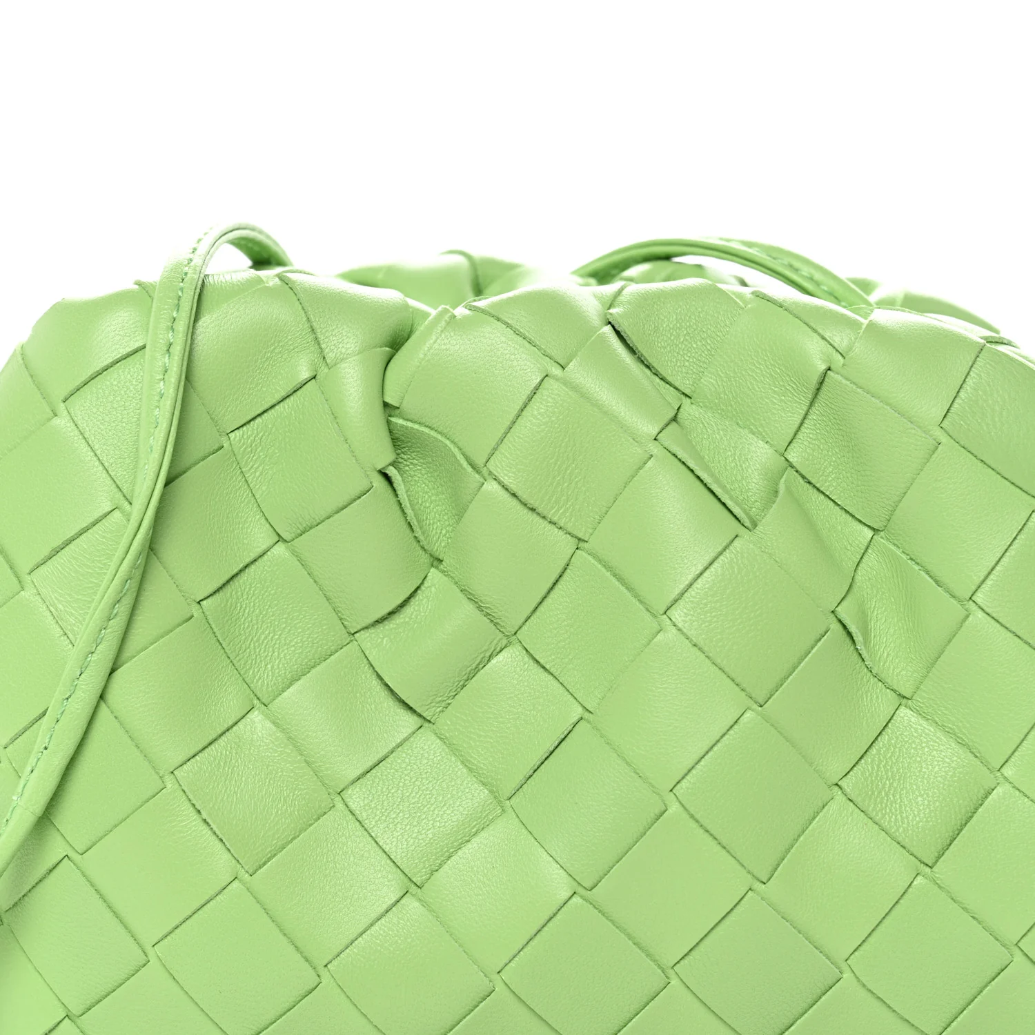Nappa Intrecciato The Mini Pouch Pistachio - Image 8