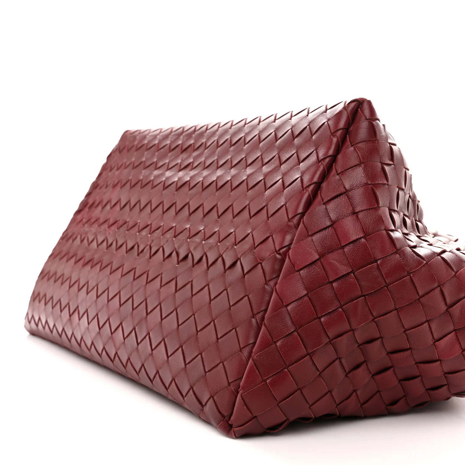 Nappa Intrecciato Tote Bag Barolo - Image 10