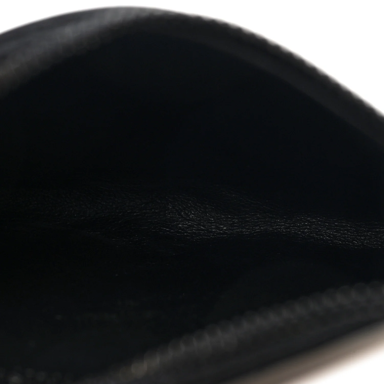 Nappa Intrecciato Wristlet Card Holder Black - Image 5