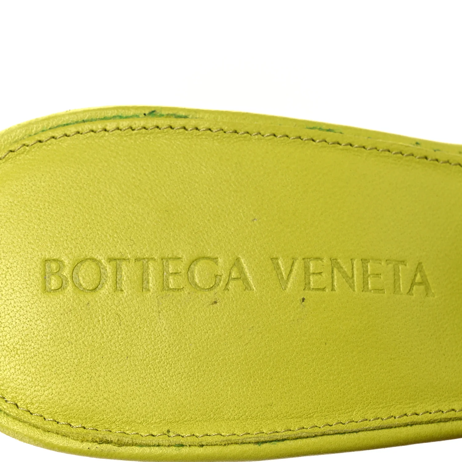 Nappa Maxi Intrecciato Lido 90mm Mule Sandals 36.5 Kiwi - Image 9