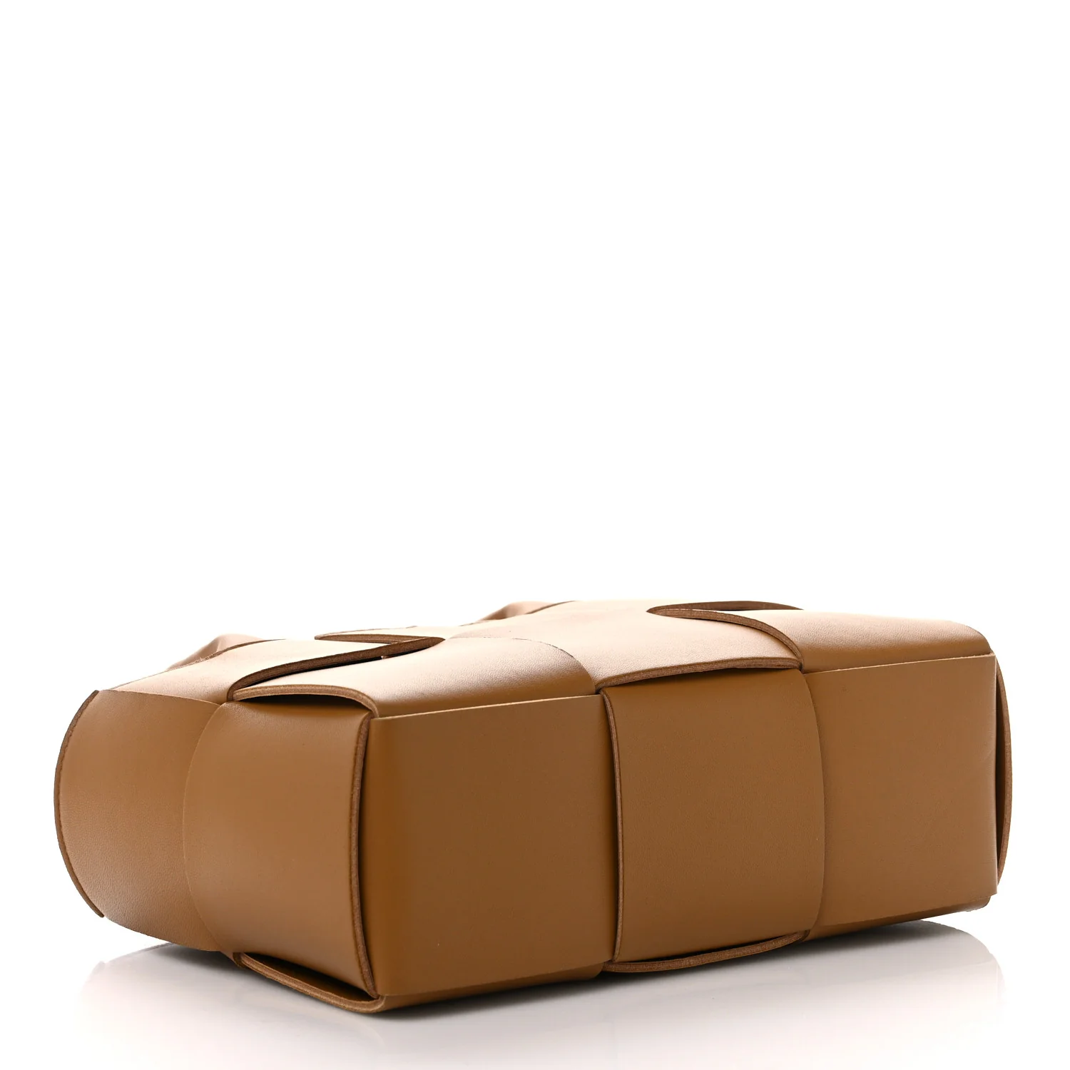 Nappa Maxi Intrecciato Mini Arco Tote Camel - Image 4