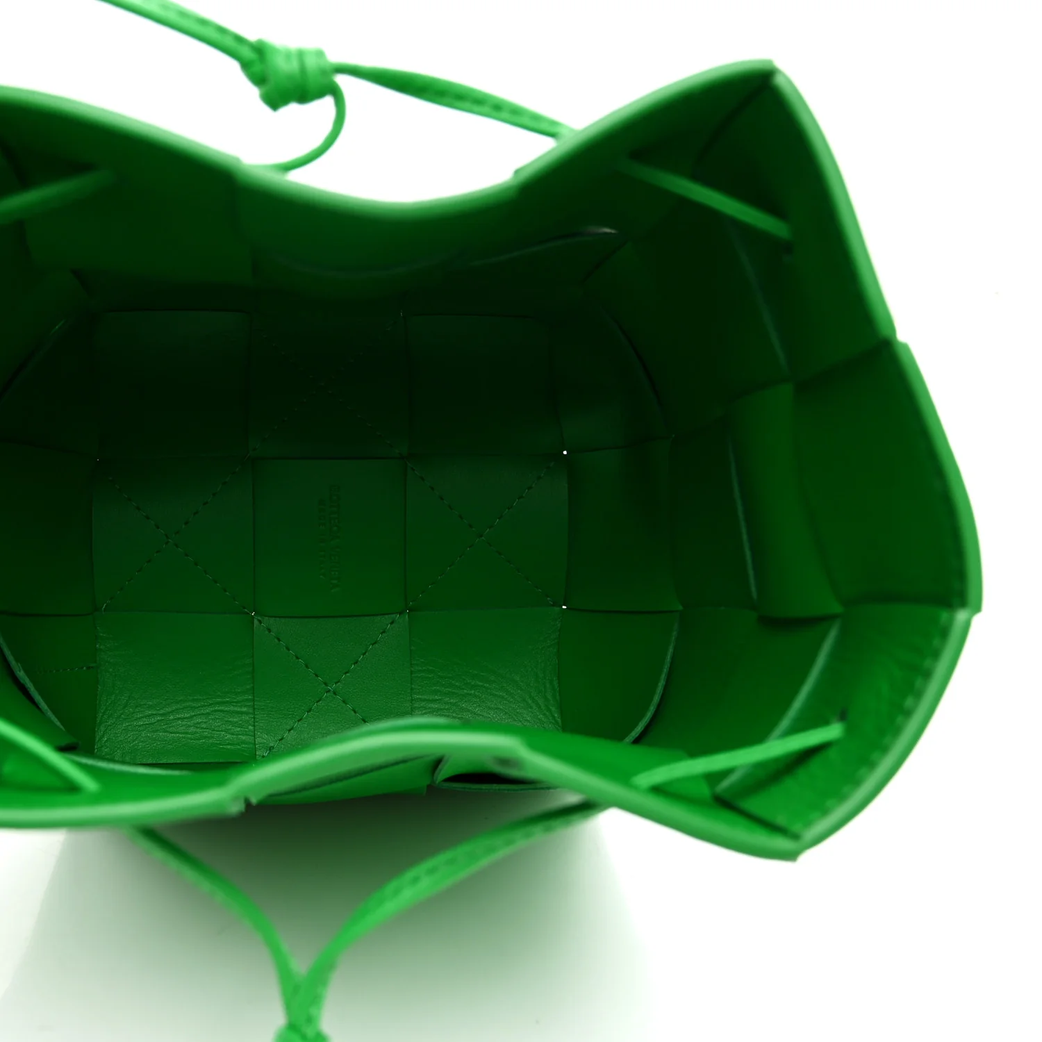 Nappa Maxi Intrecciato Small Cassette Bucket Bag Parakeet - Image 5