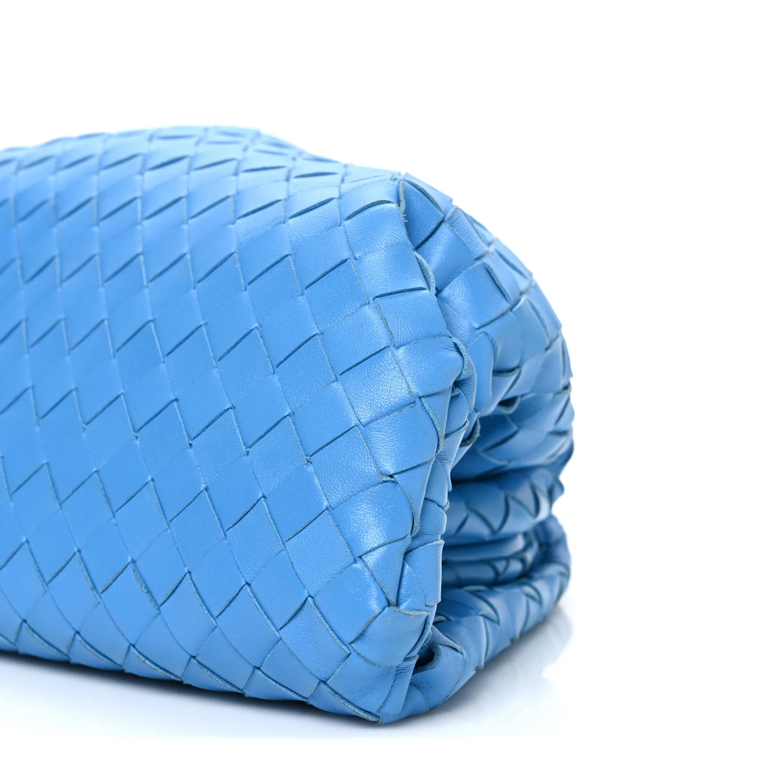 Nappa Maxi Intrecciato The Pouch Oversized Clutch Swimming Pool - Image 11