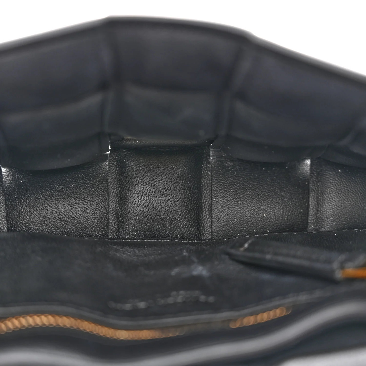 Nappa Maxi Intreccio Small Padded Cassette Crossbody Bag Black - Image 5