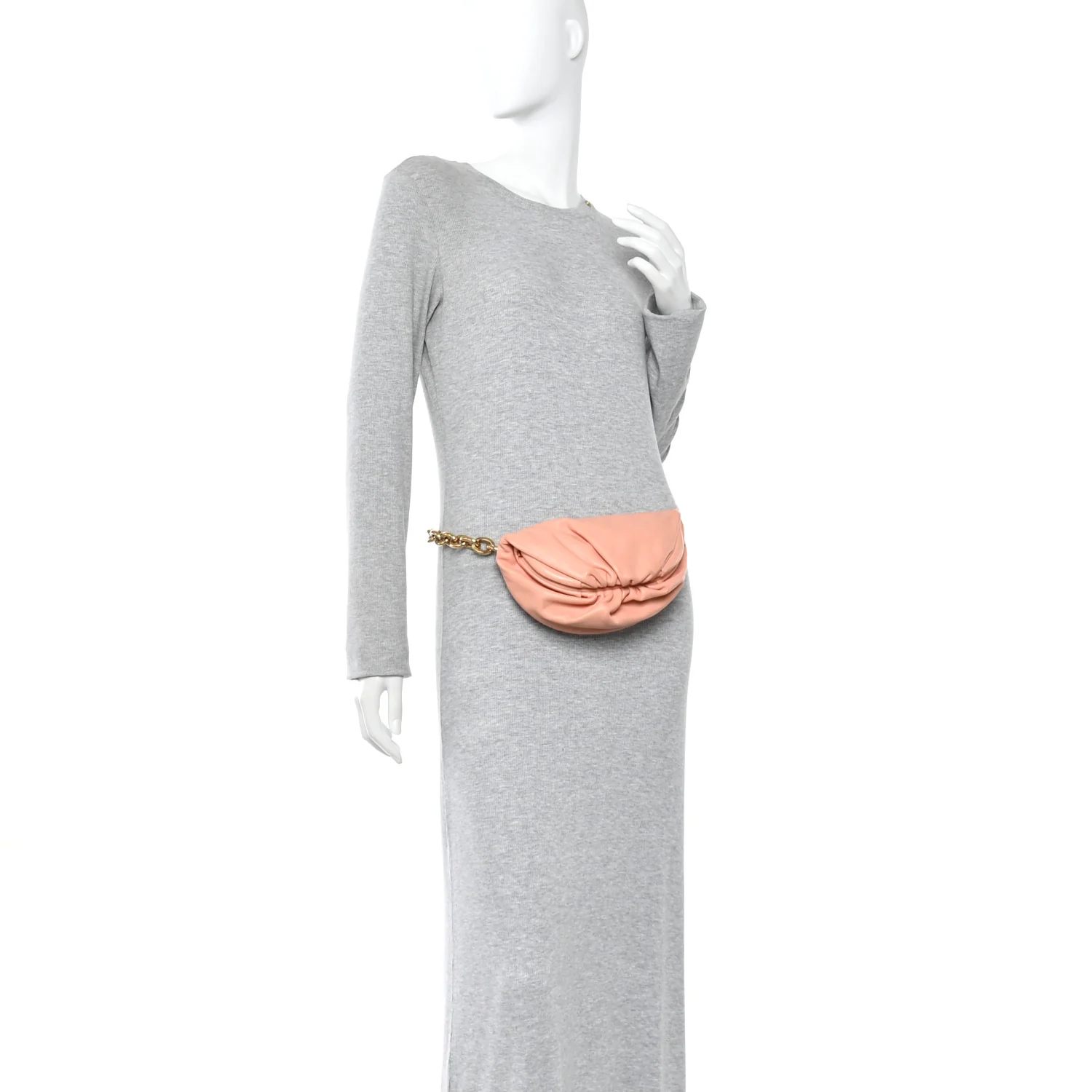 Nappa The Belt Chain Pouch Peachy - Image 2