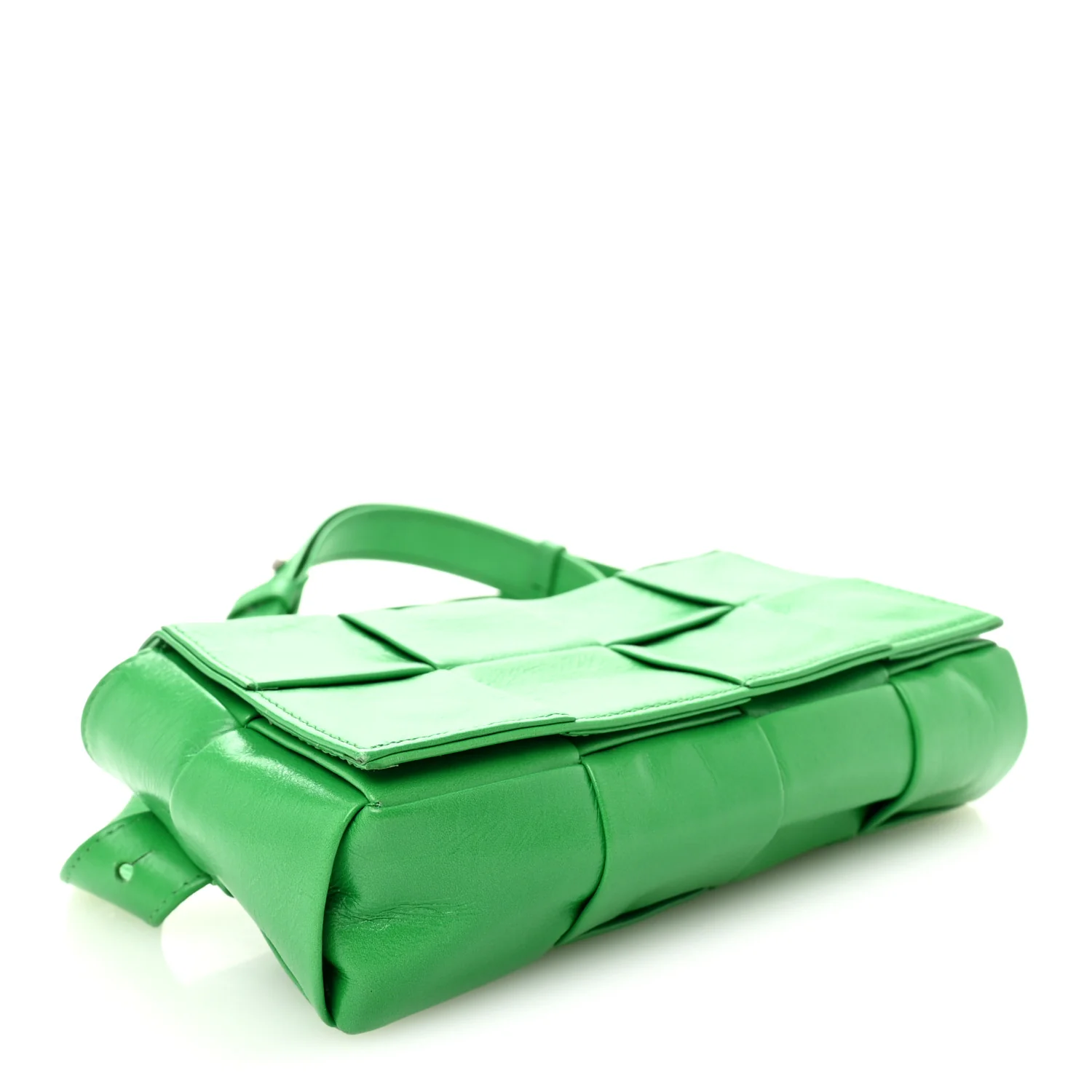 Paper Calfskin Intreccio Cassette Belt Bag Parakeet - Image 4