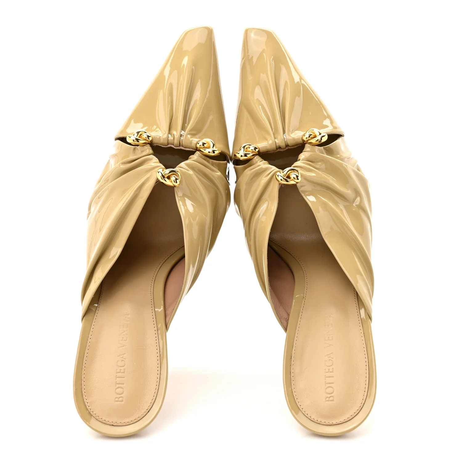 Patent Bunnie Mule Pumps 38.5 Cane Sugar - Image 2