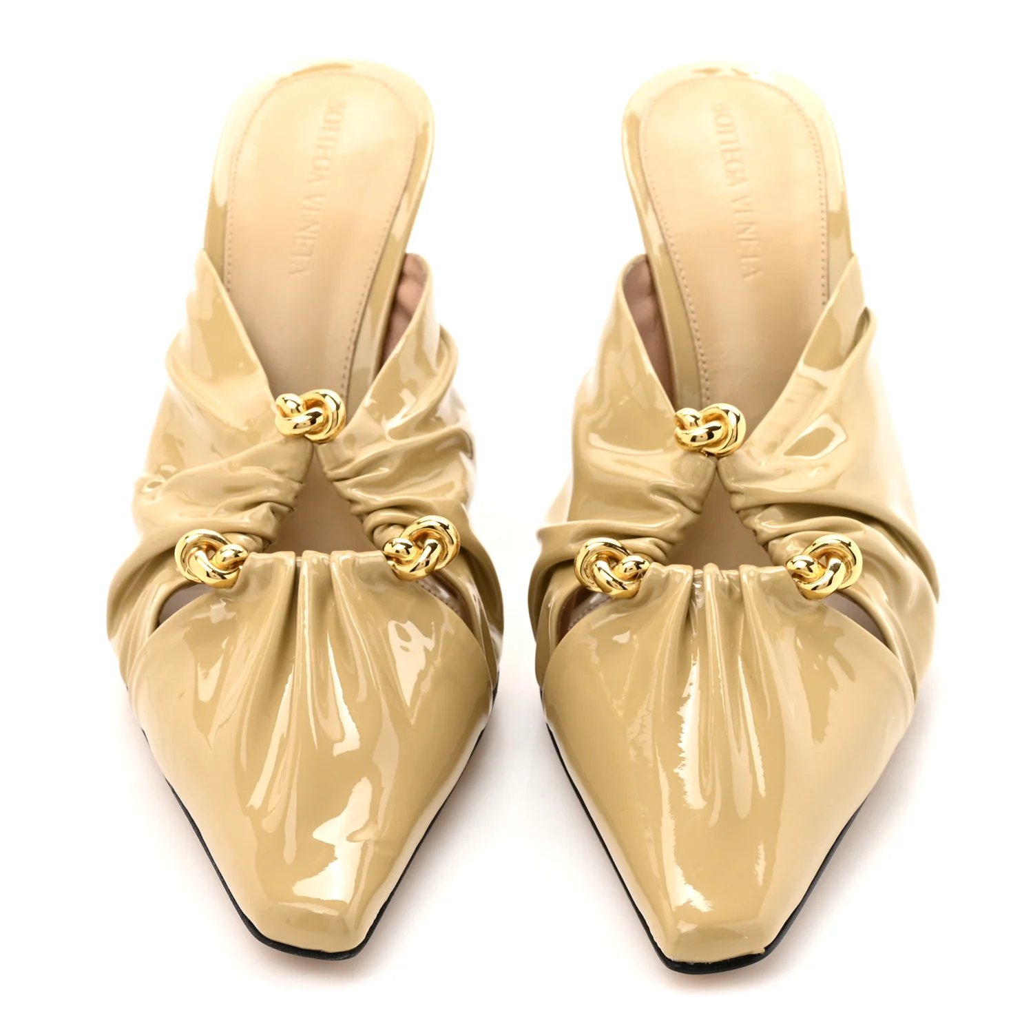 Patent Bunnie Mule Pumps 38.5 Cane Sugar - Image 3