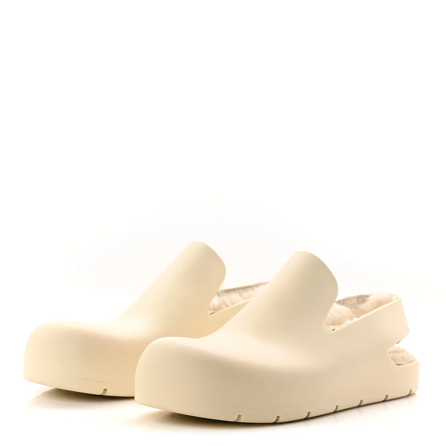 Rubber Cozy Puddle Sandals 38 Beige - Image 4