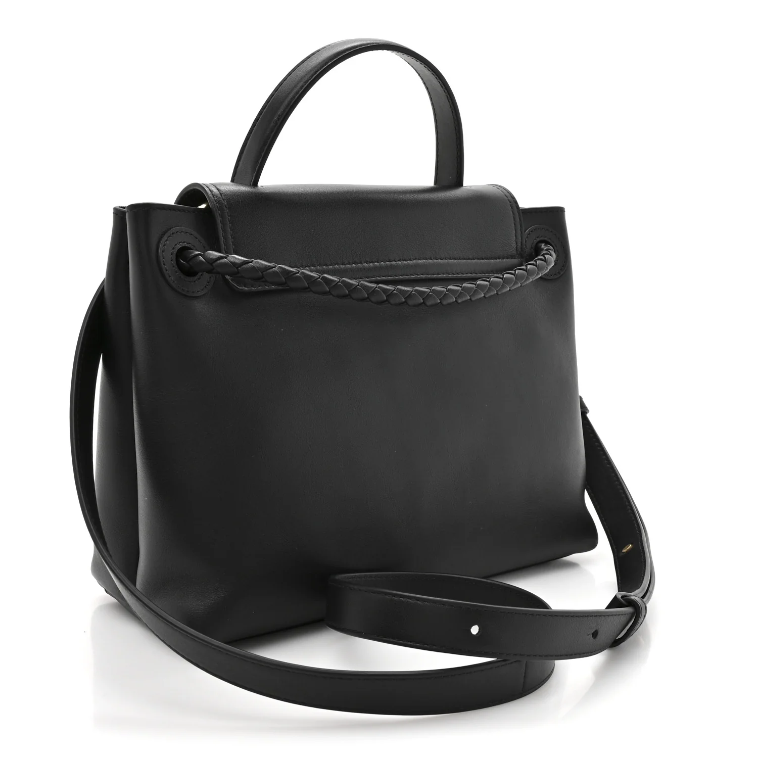 Silky Calfskin Small Ciao Ciao Black - Image 3