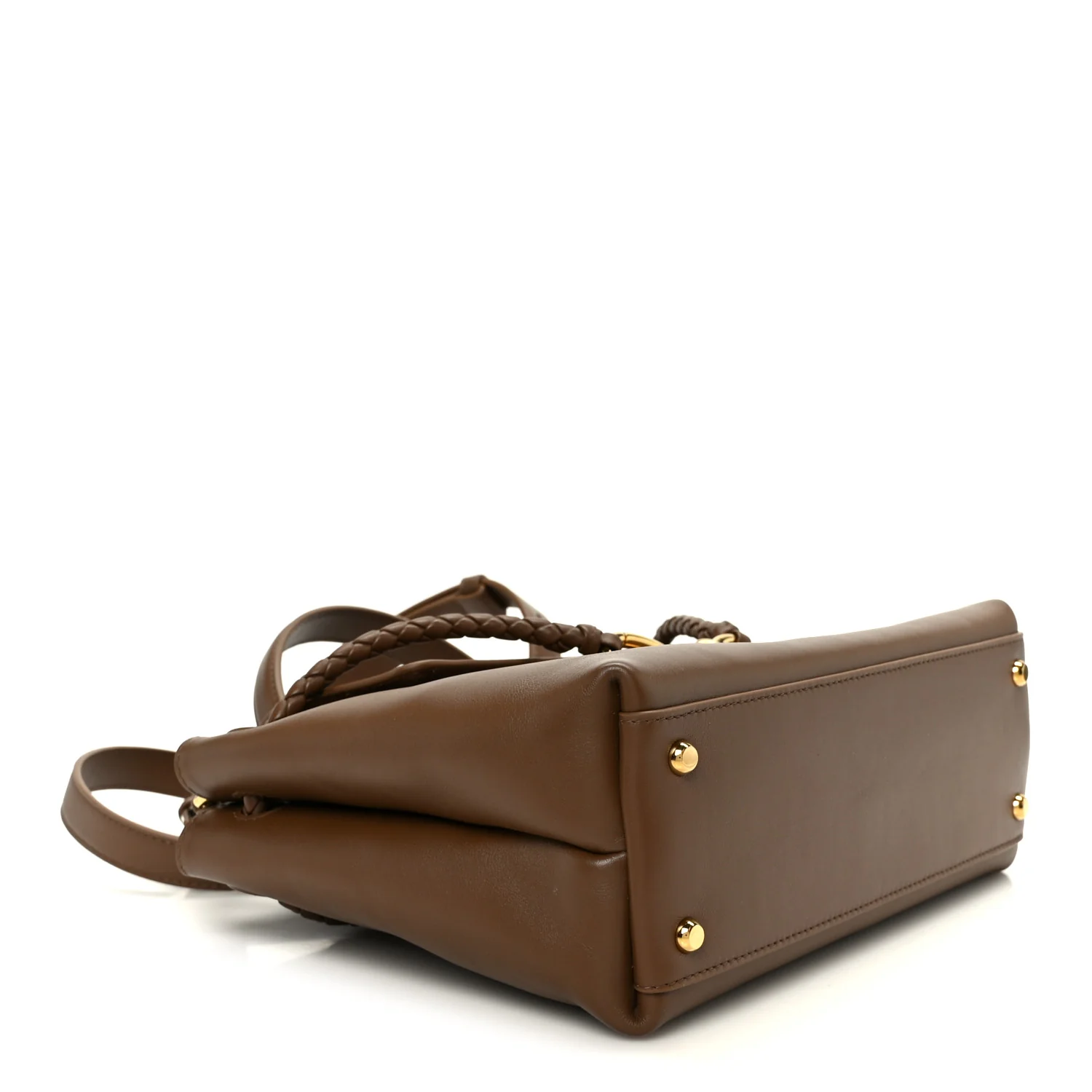 Silky Calfskin Small Ciao Ciao Nocciola - Image 4