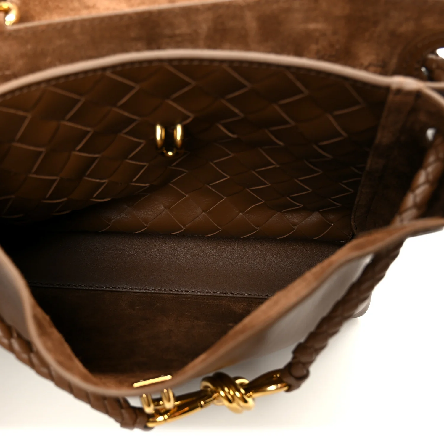 Silky Calfskin Small Ciao Ciao Nocciola - Image 5