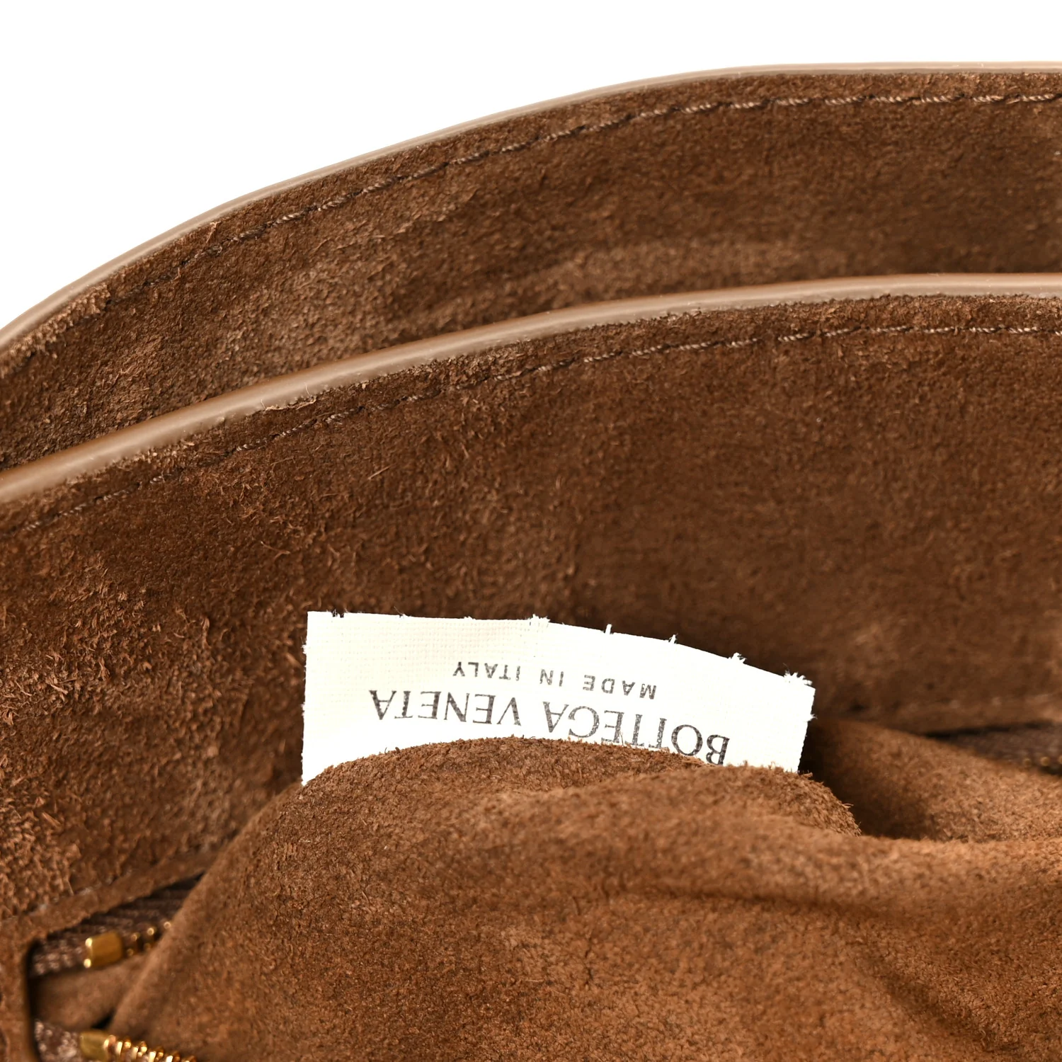 Silky Calfskin Small Ciao Ciao Nocciola - Image 8
