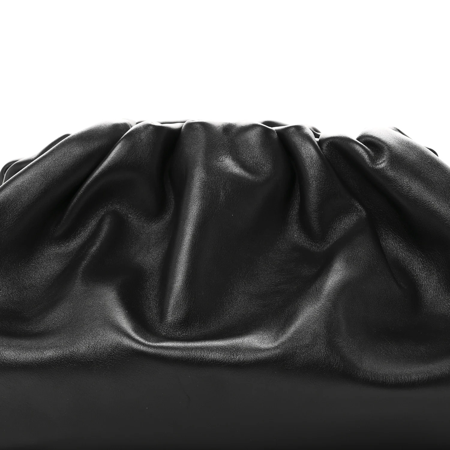 Smooth Butter Calf The Pouch Oversized Clutch Black - Image 7