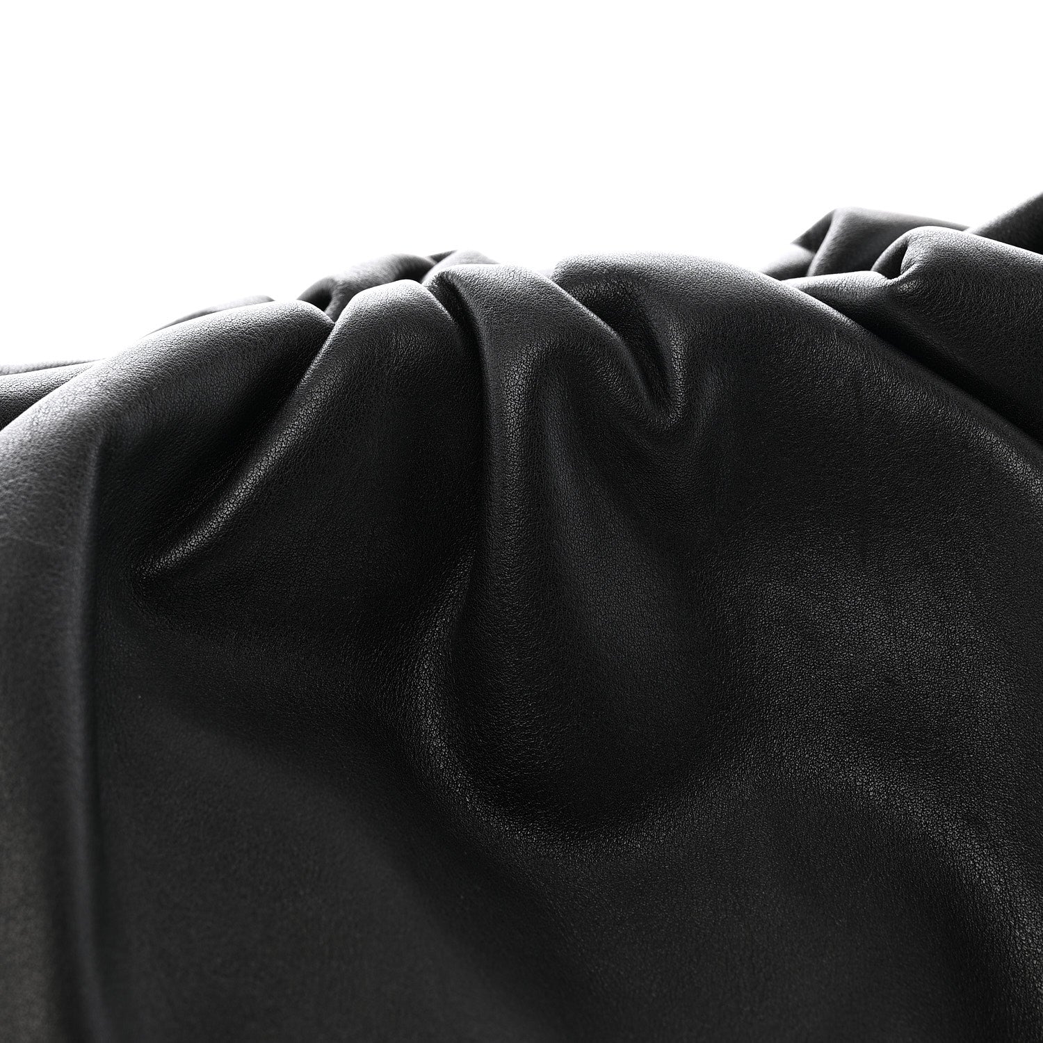 Smooth Butter Calf The Pouch Oversized Clutch Black - Image 10