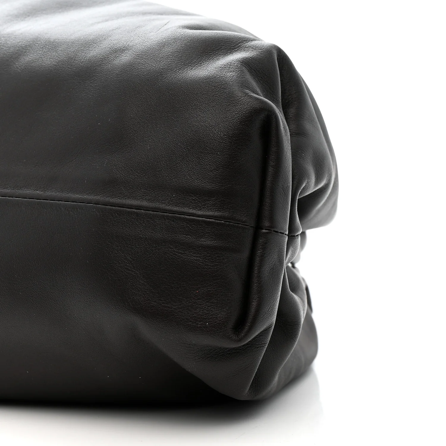 Smooth Butter Calf The Pouch Oversized Clutch Fondant - Image 10