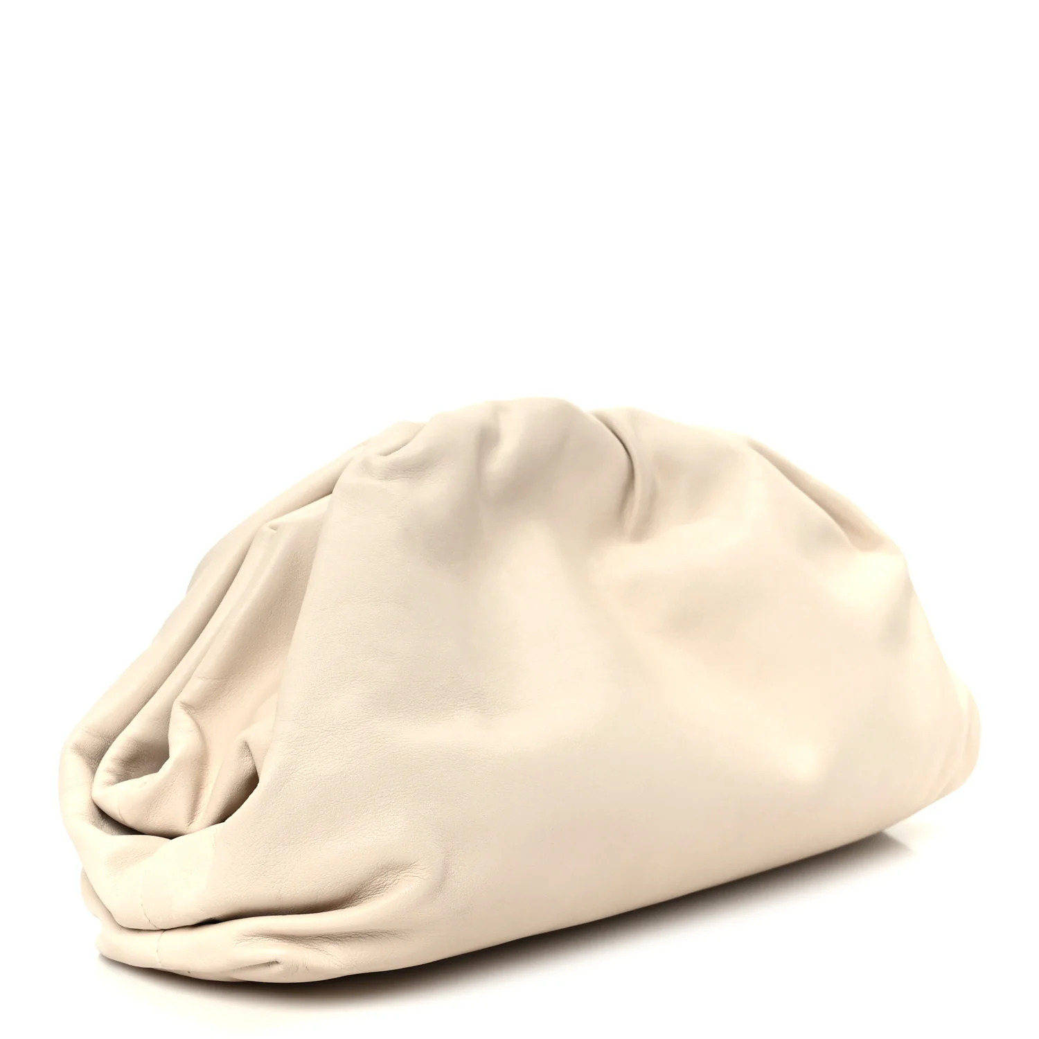 Smooth Butter Calf The Pouch Oversized Clutch Mist - Image 3