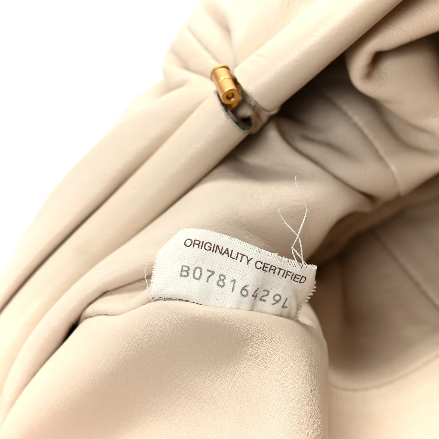 Smooth Butter Calf The Pouch Oversized Clutch Mist - Image 8