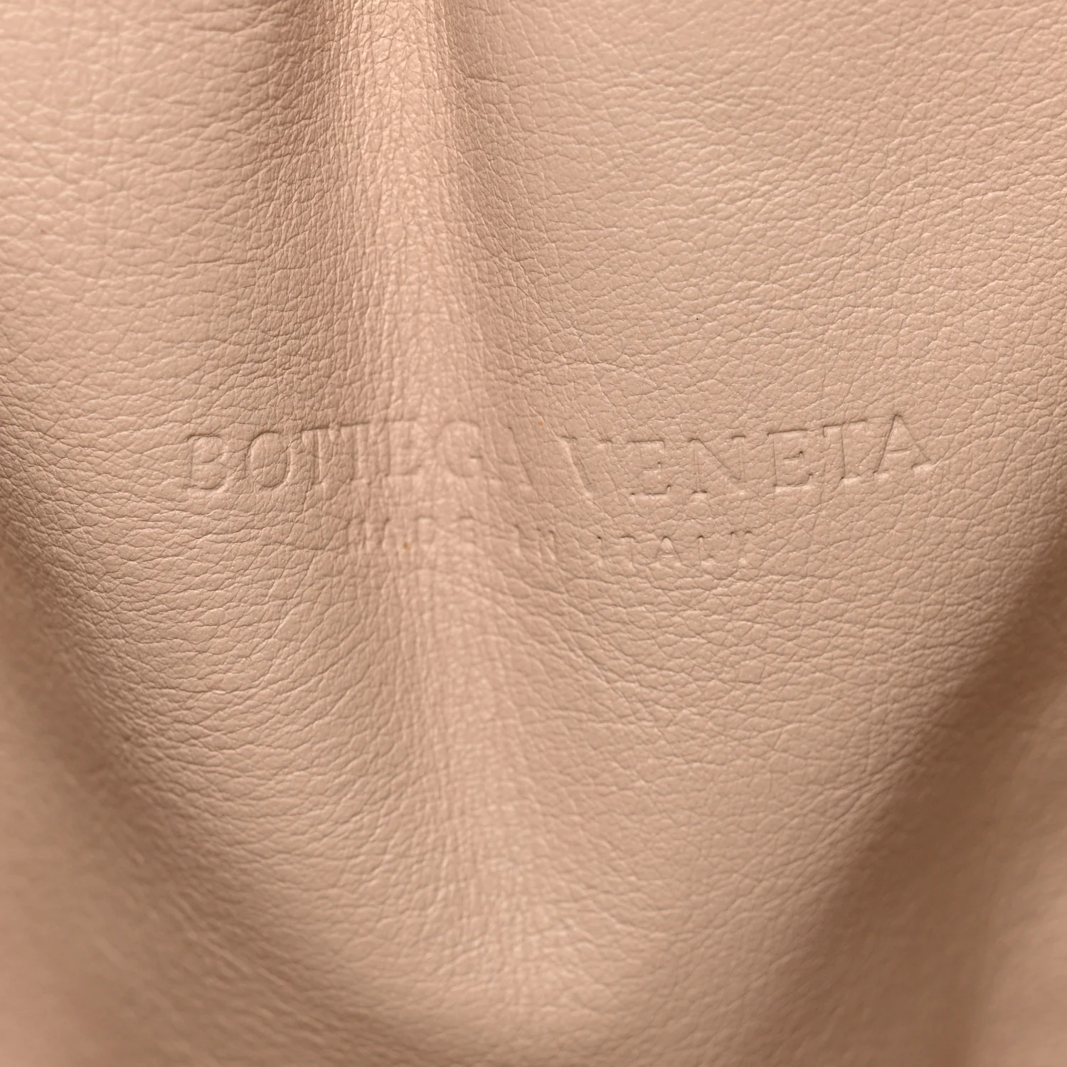 Smooth Butter Calf The Pouch Oversized Clutch Nude - Image 7