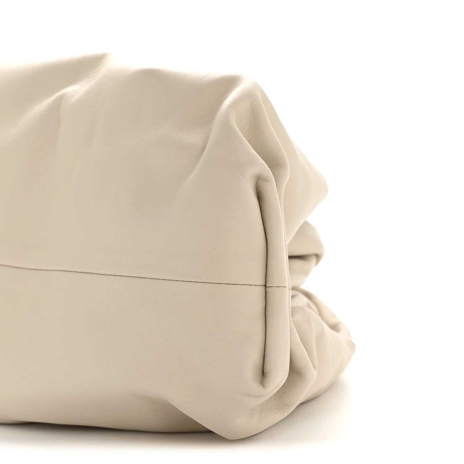 Smooth Butter Calf The Pouch Oversized Clutch Plaster - Image 10