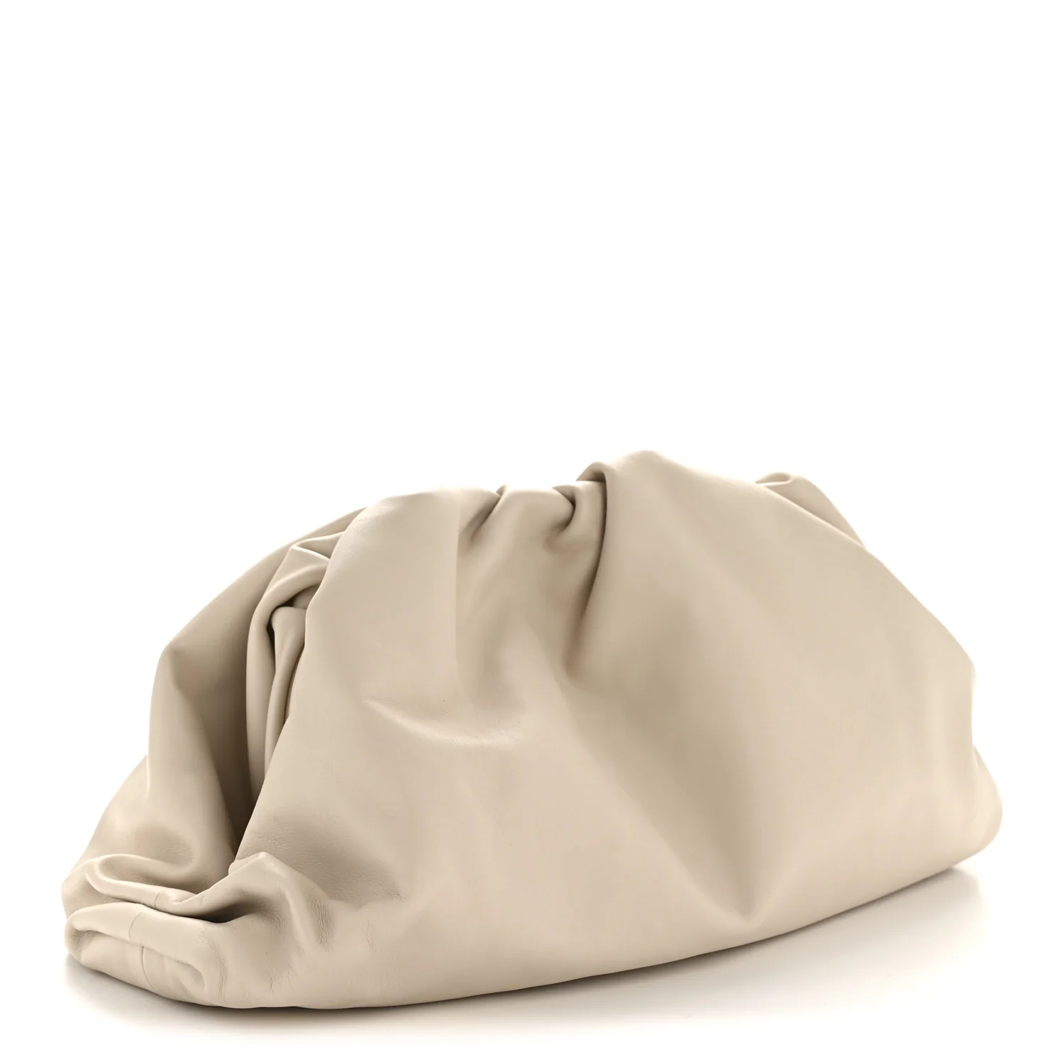 Smooth Butter Calf The Pouch Oversized Clutch Plaster - Image 3