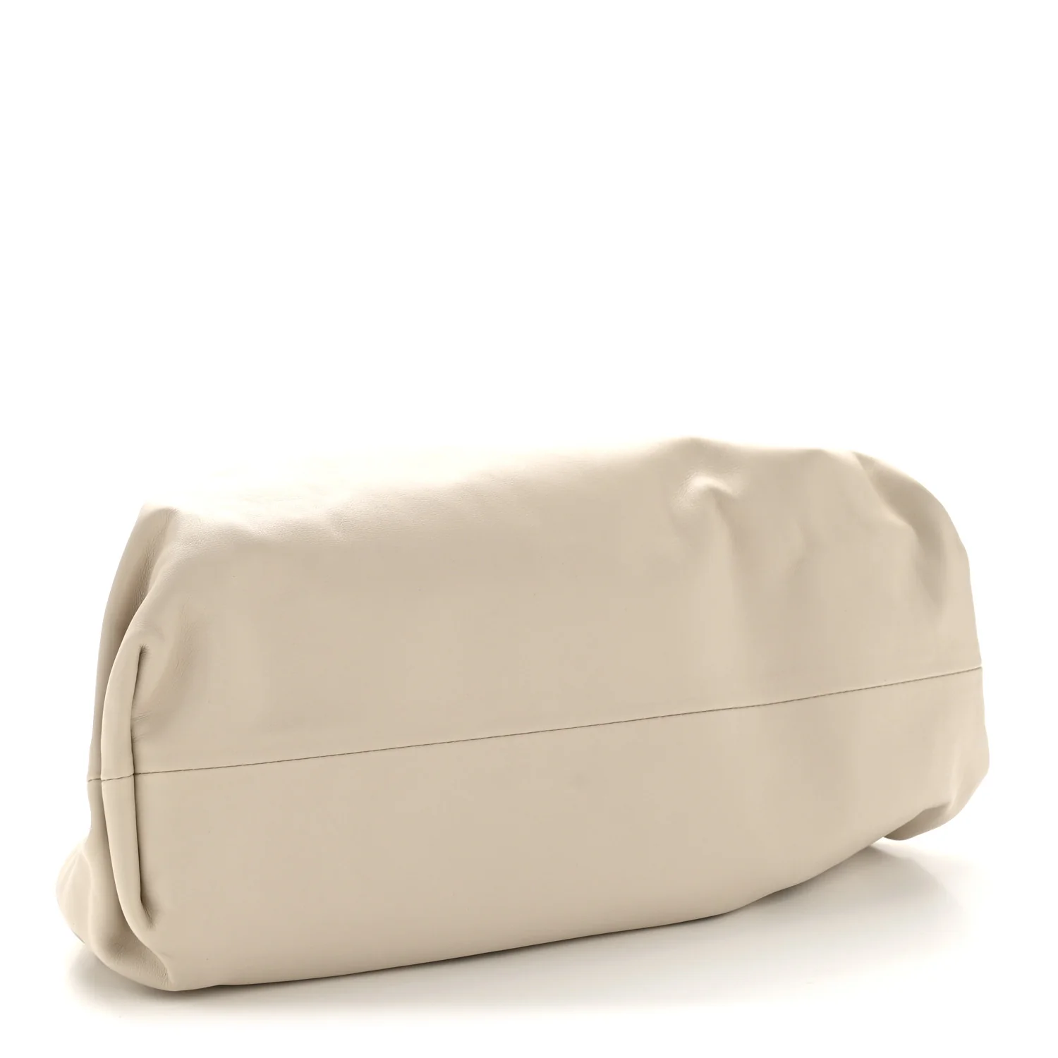 Smooth Butter Calf The Pouch Oversized Clutch Plaster - Image 4