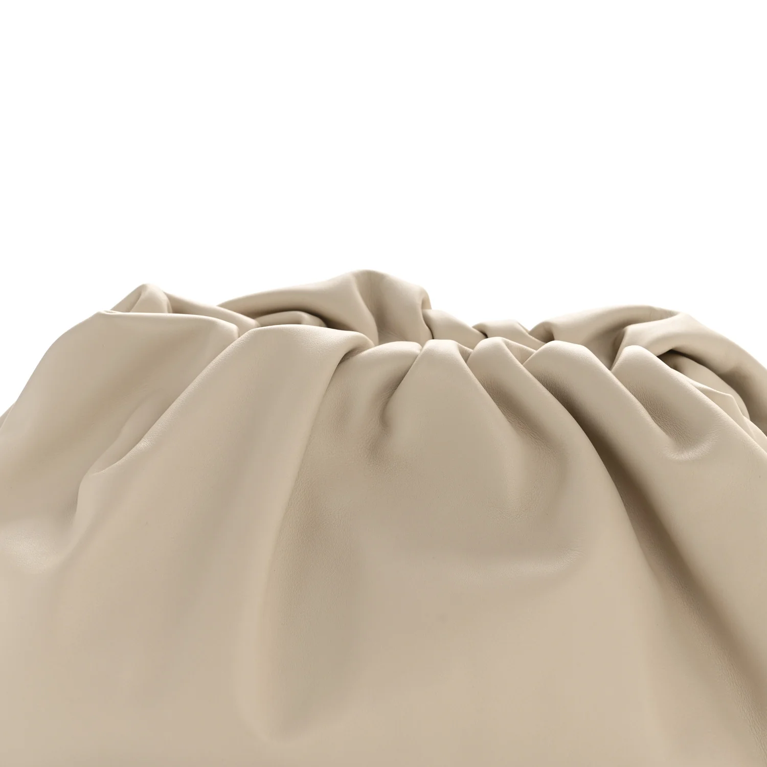Smooth Butter Calf The Pouch Oversized Clutch Plaster - Image 8