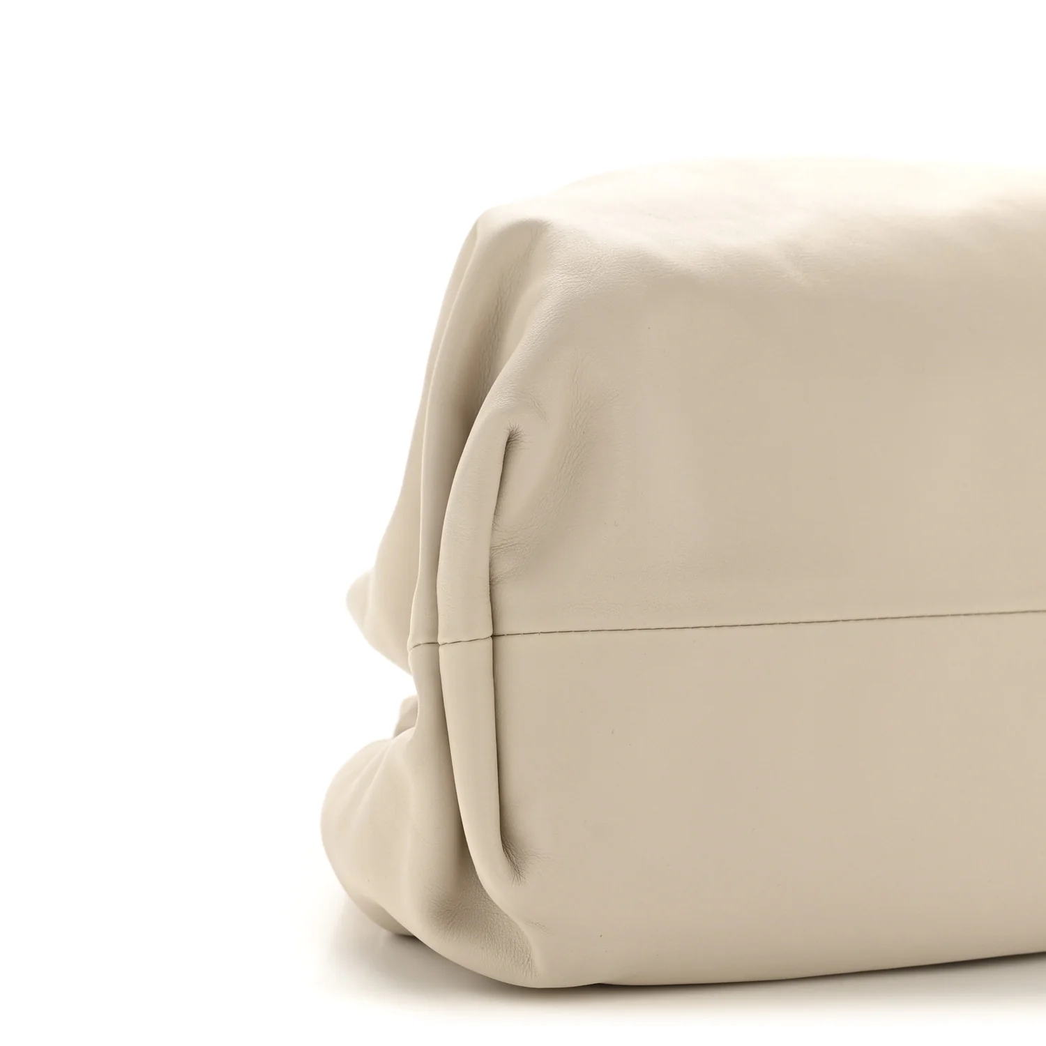 Smooth Butter Calf The Pouch Oversized Clutch Plaster - Image 9