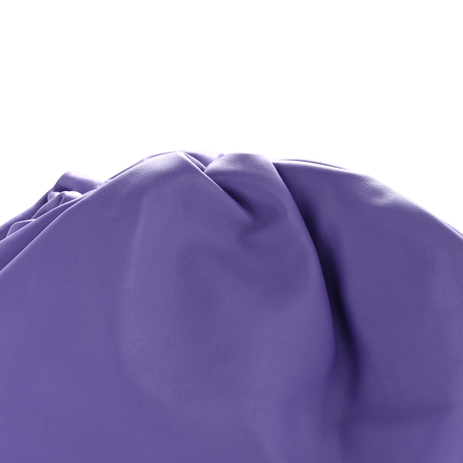 Smooth Butter Calf The Pouch Oversized Clutch Purple - Image 8